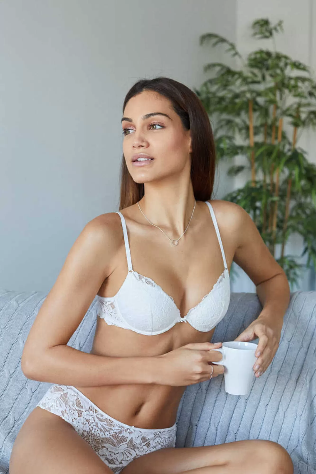 Women'secret Beautiful Soutien Classico Enchimento Renda