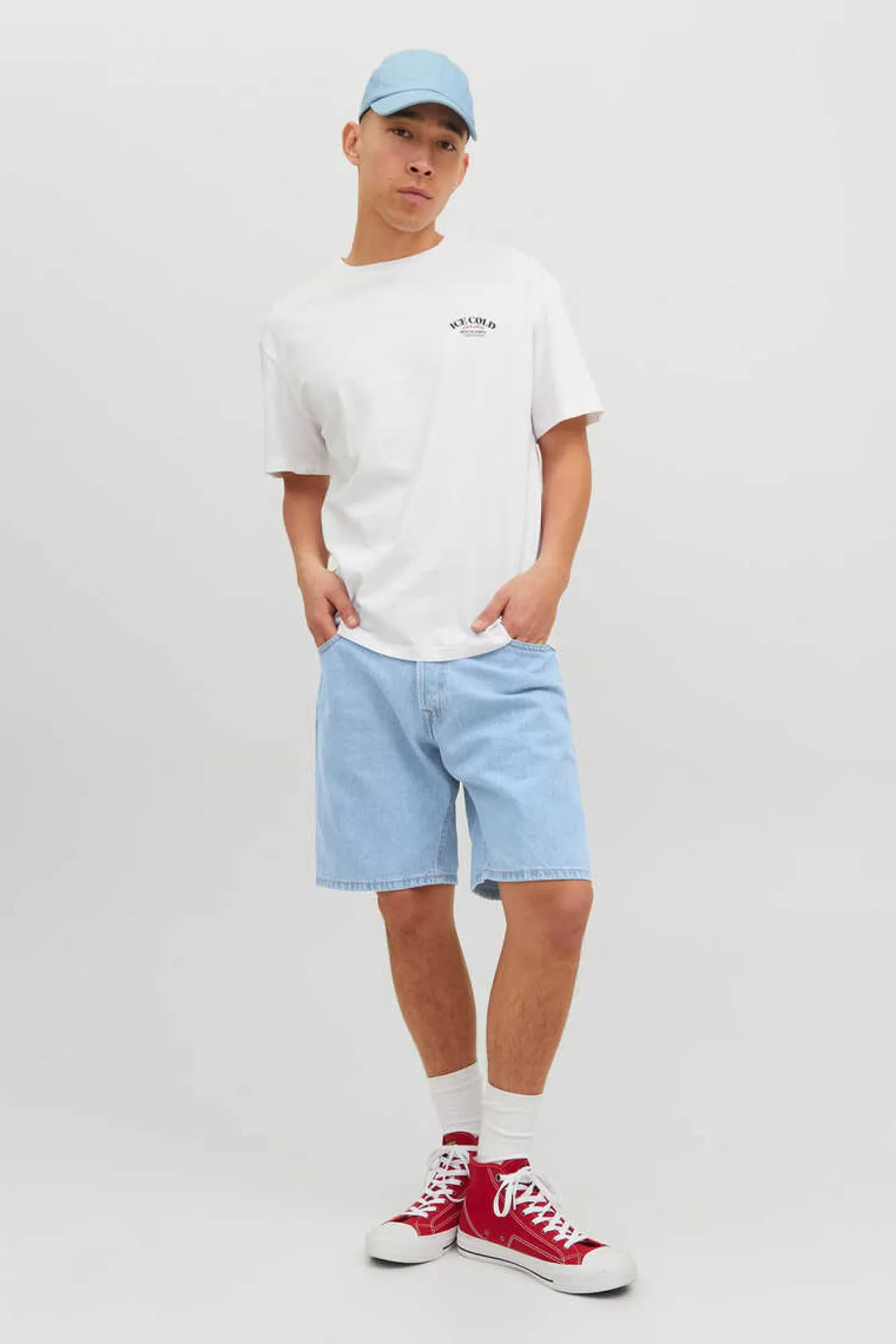 Jack & Jones Bermuda Vaquera Azul