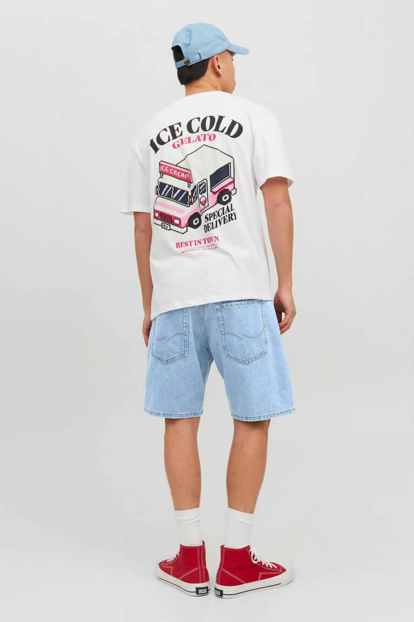 Jack & Jones Bermuda Vaquera Azul