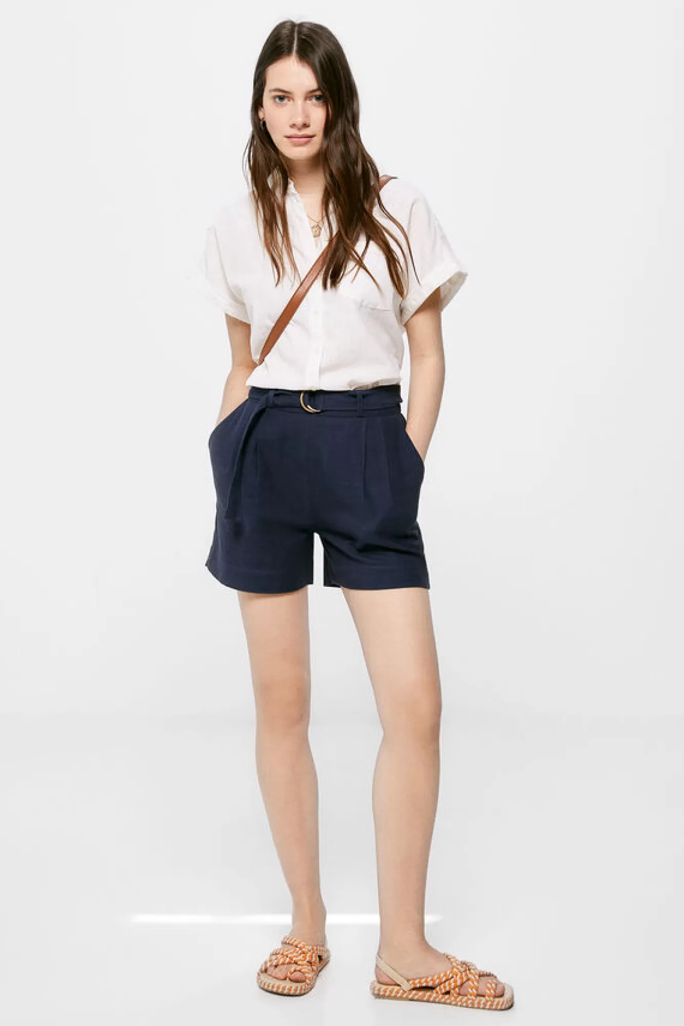* Bermudas Algodao Cor