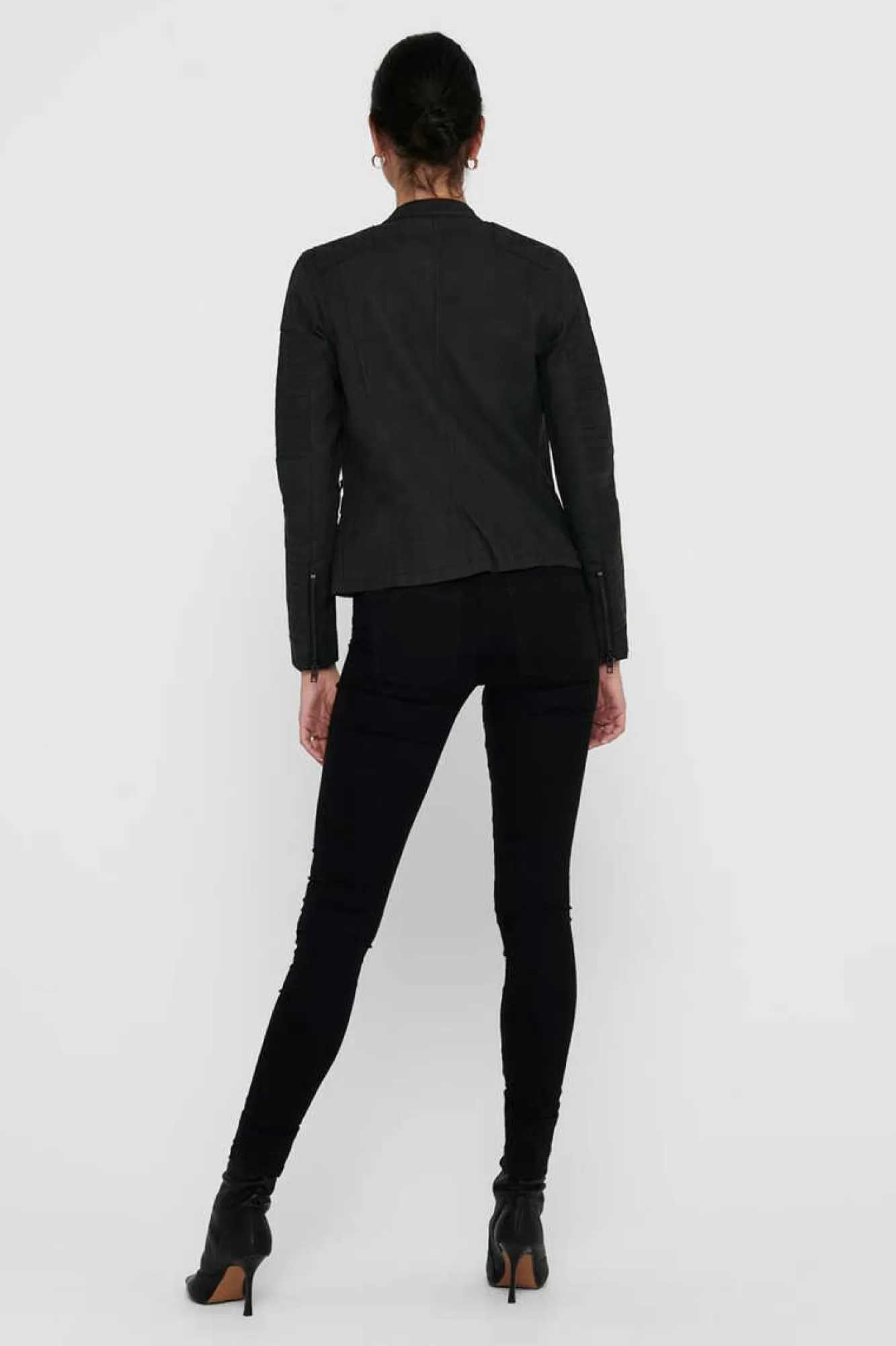 Only Bikerjacke Fur Damen Mit Reisverschluss