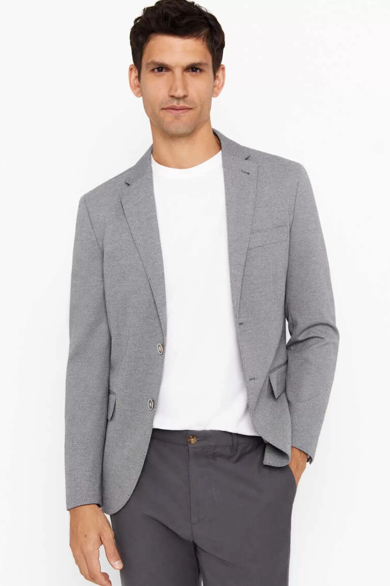 Cortefiel Blazer De Malha