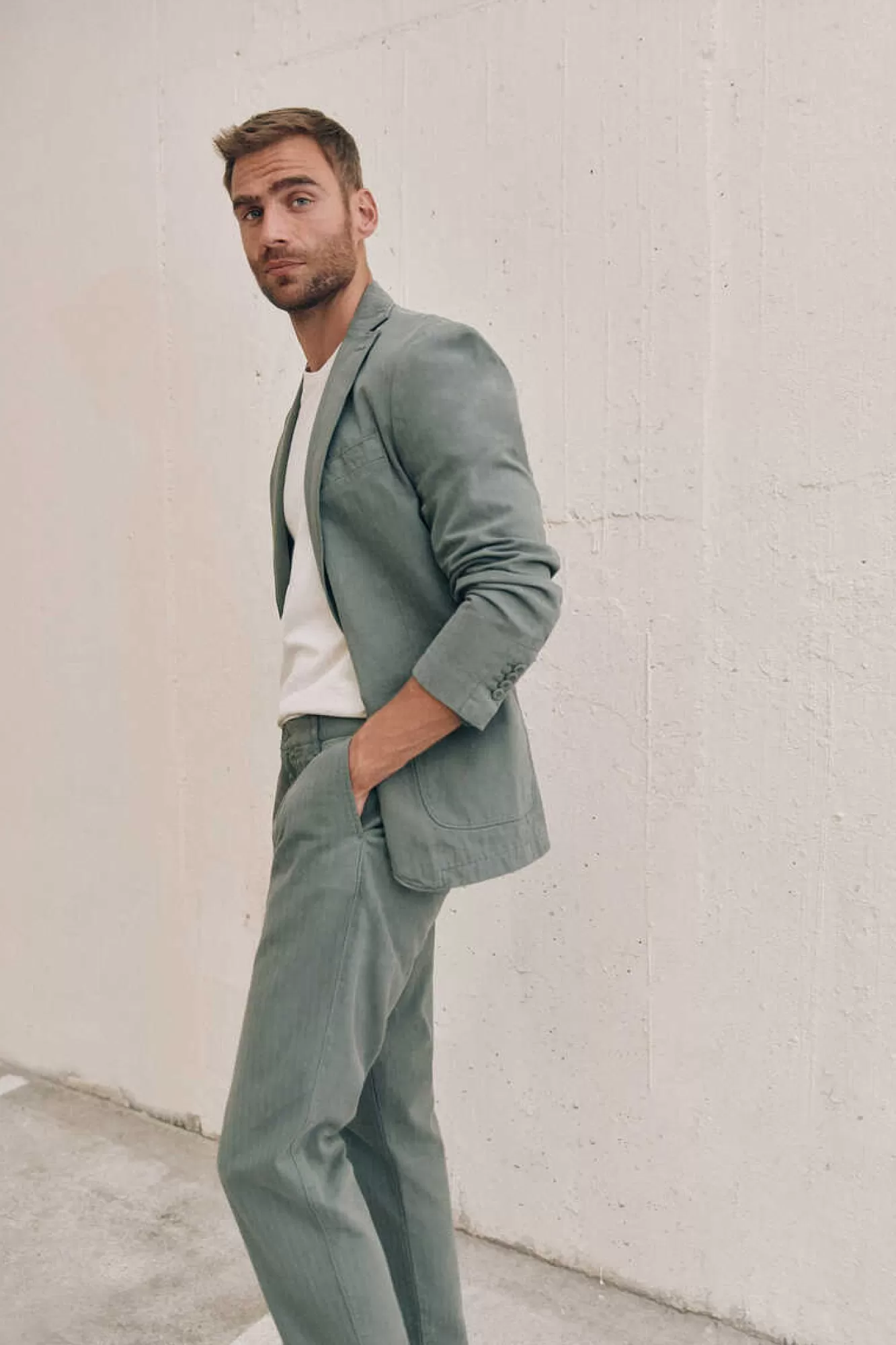 Ooto Blazer Slim Algodao