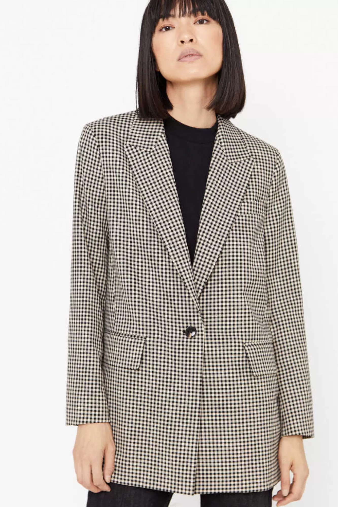 Cortefiel Blazer Tecido Xadrez