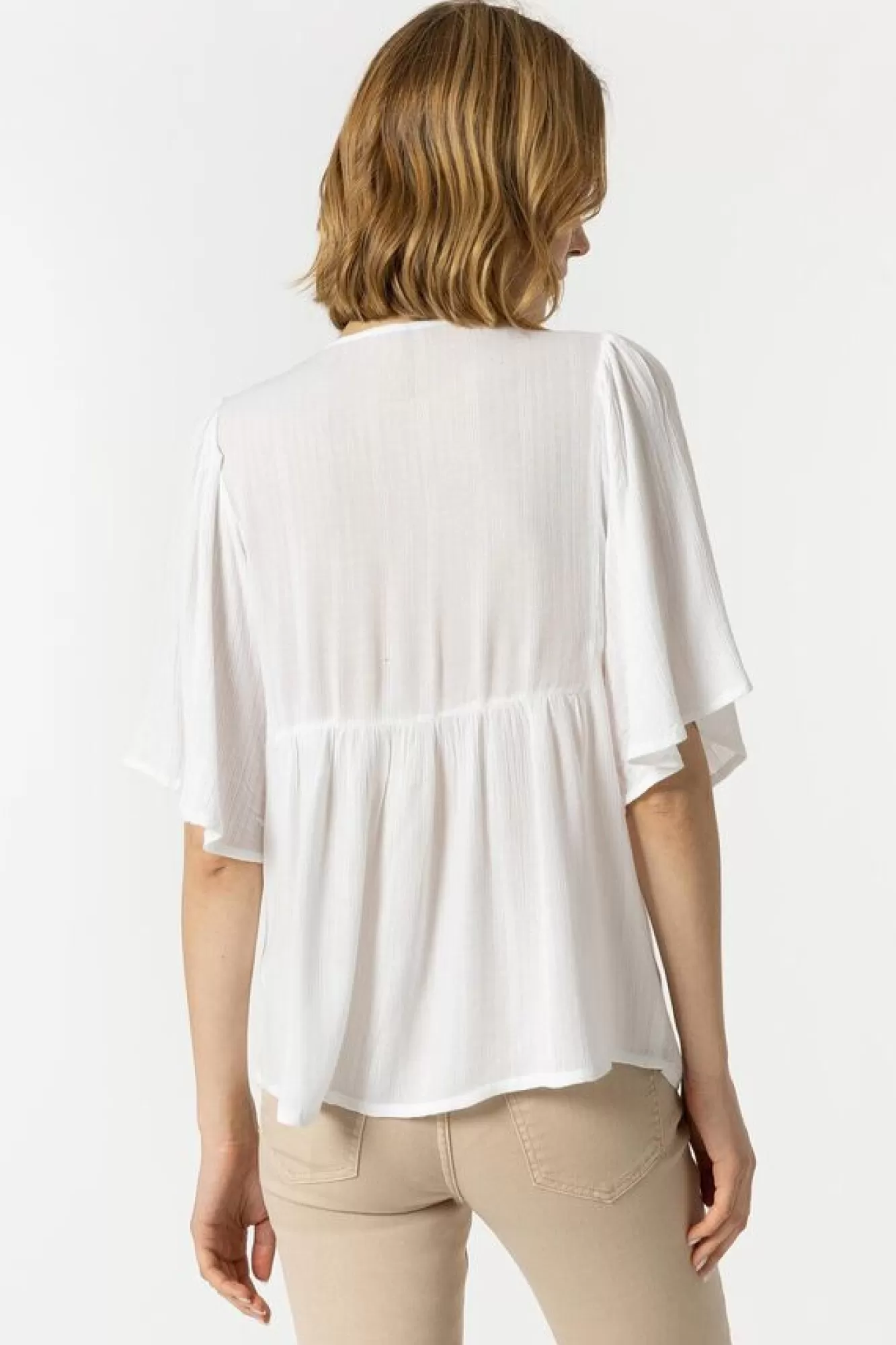 Tiffosi Blusa Combinada Com Croche