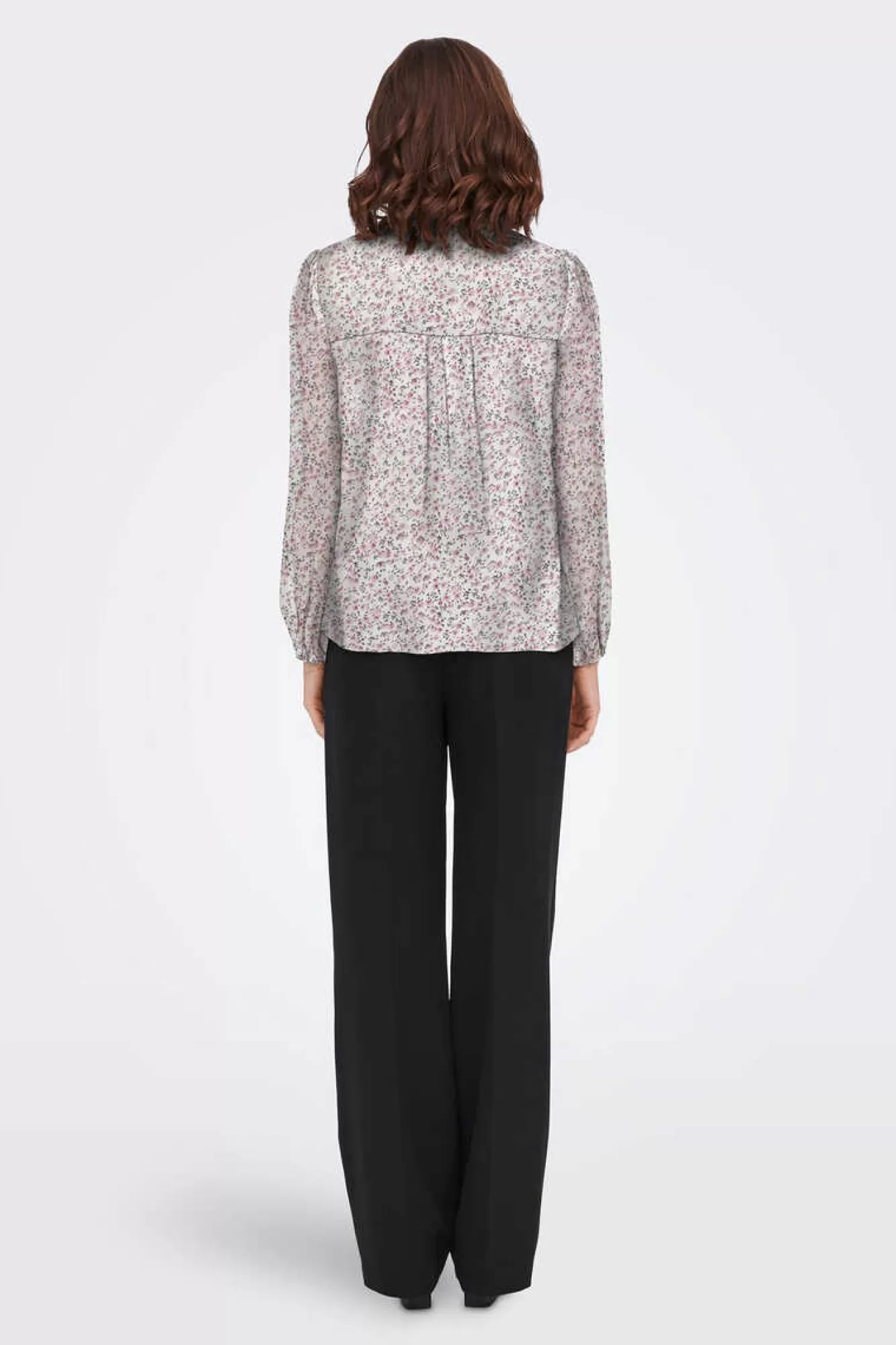 Only Blusa De Manga Comprida E Gola Perkins