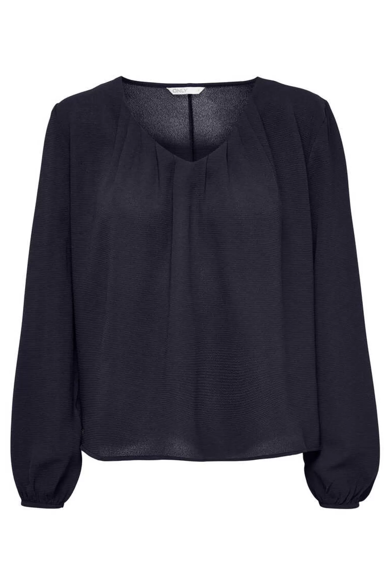Only Blusa De Manga Comprida E Gola Redonda
