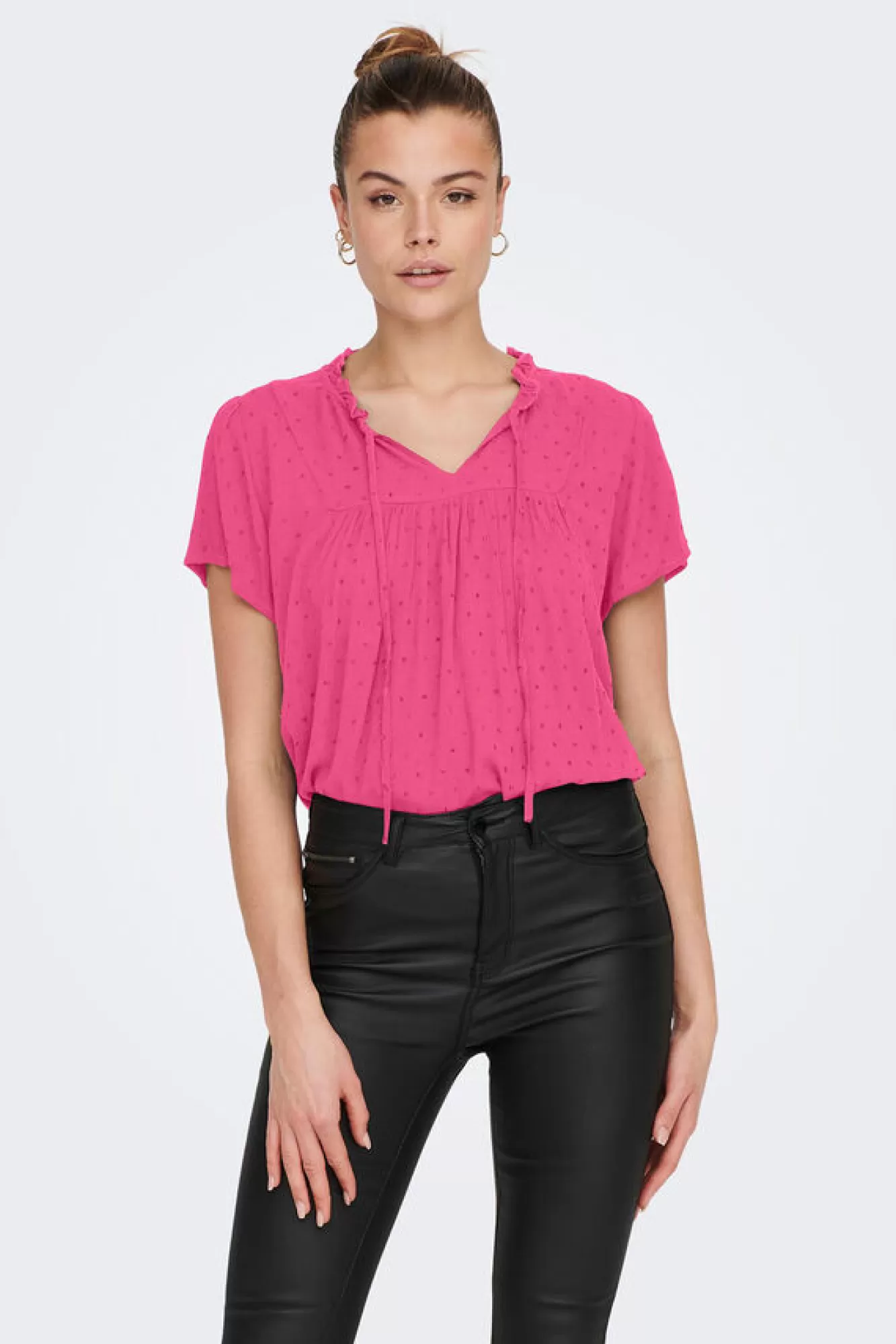 JDY Blusa De Manga Curta
