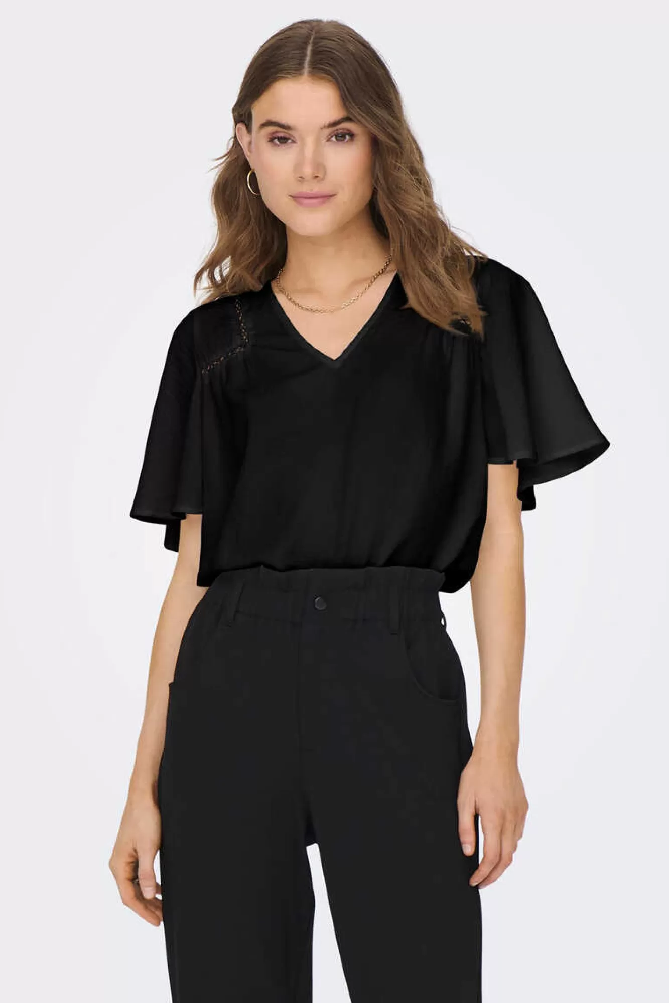JDY Blusa De Manga Curta