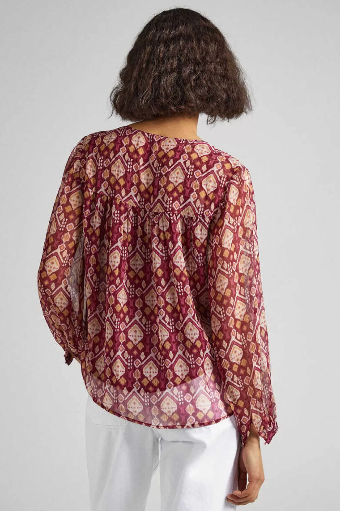 Pepe Jeans Blusa Decote Olho De Fechadura
