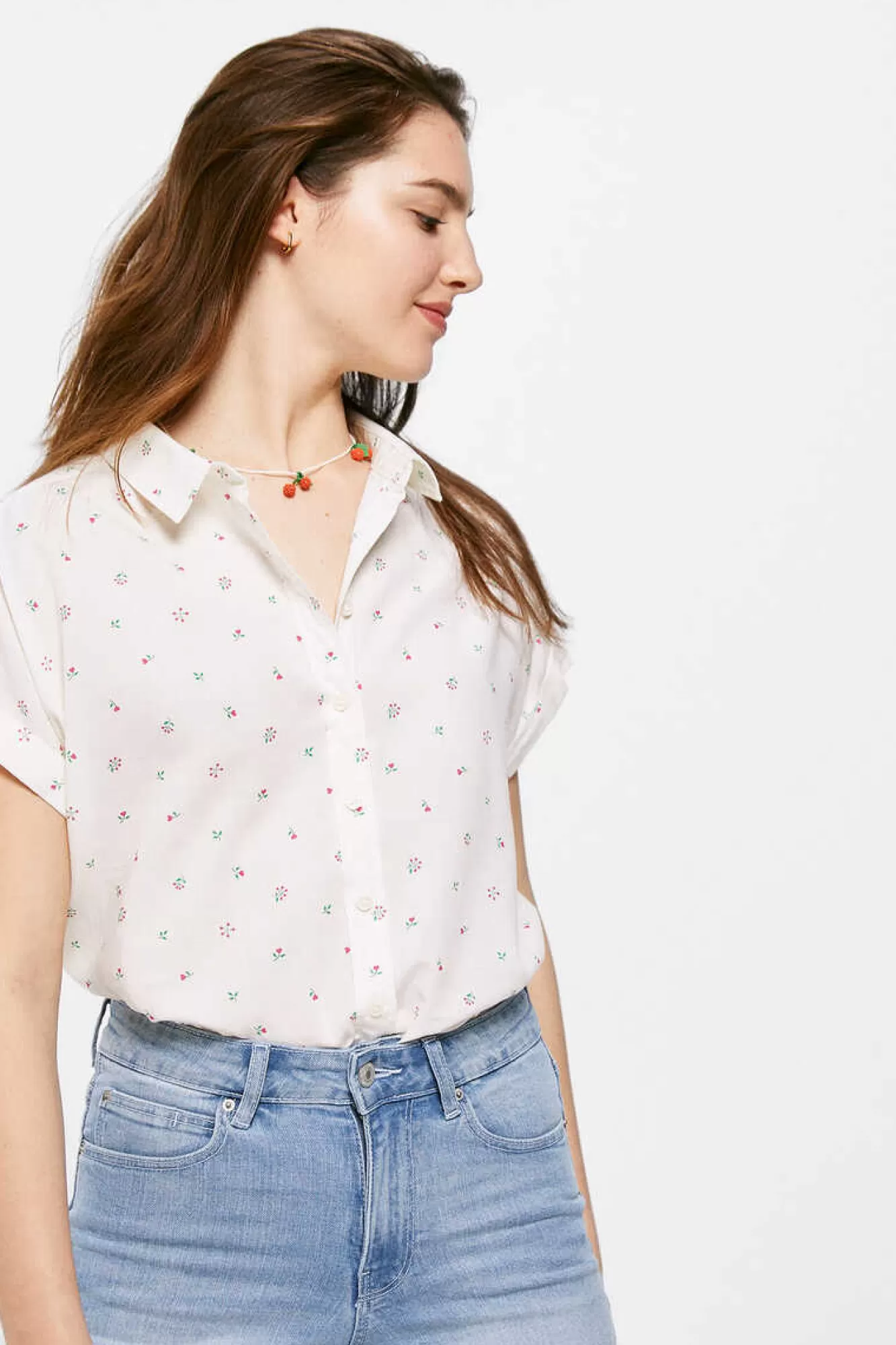 * Blusa Estampada Algodao