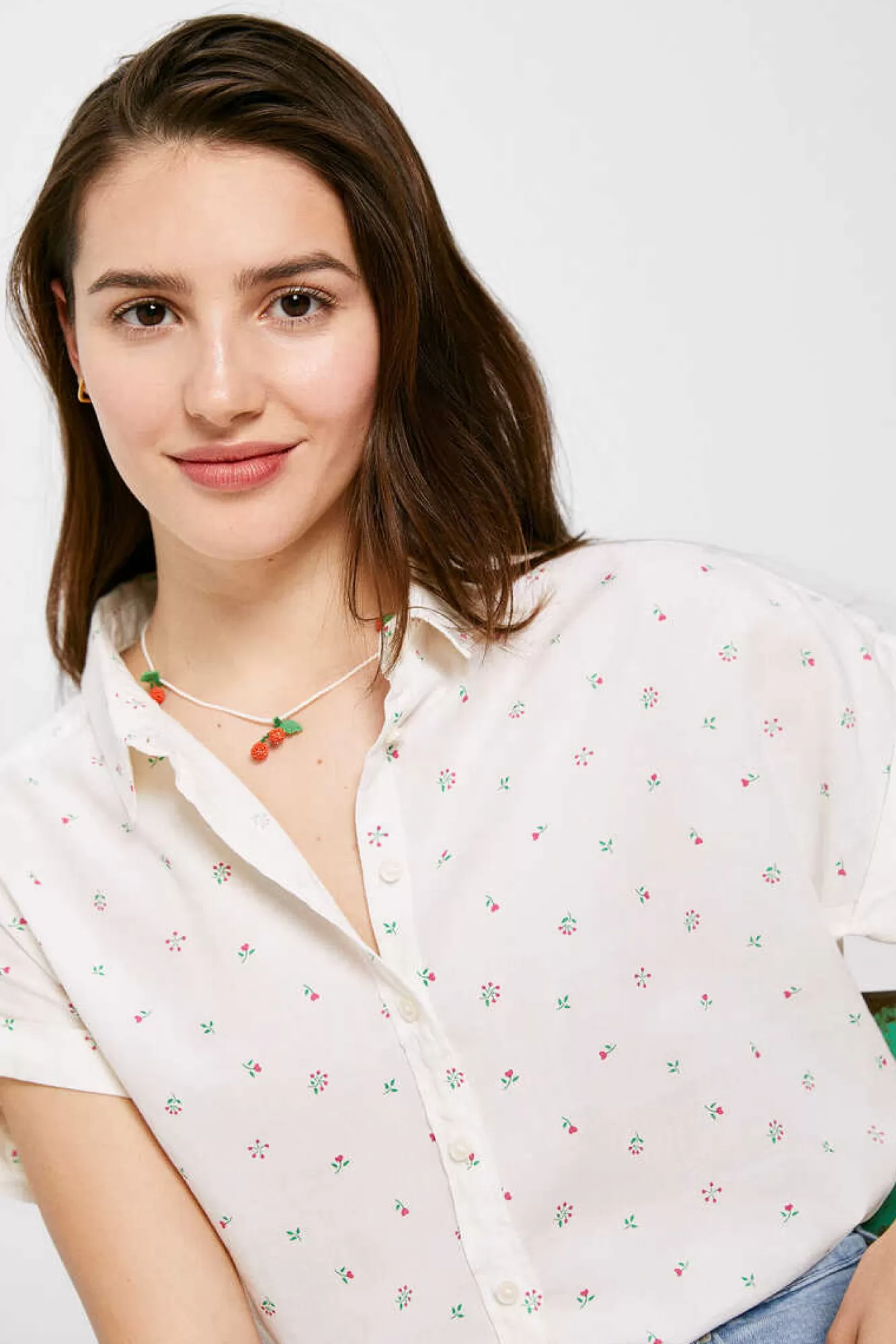 * Blusa Estampada Algodao