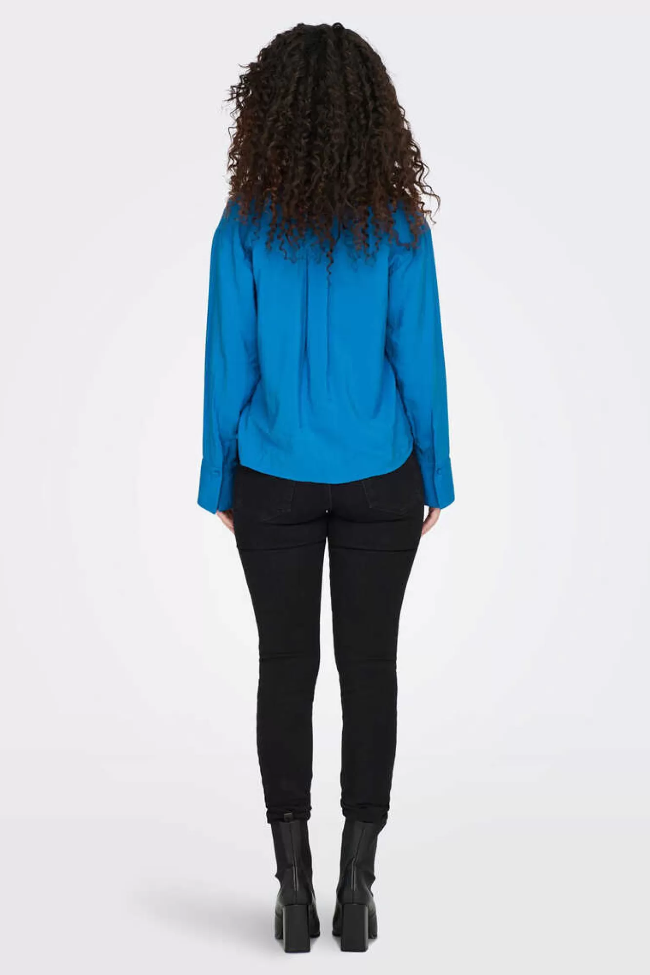 Only Blusa Fluida Gola Em Bico