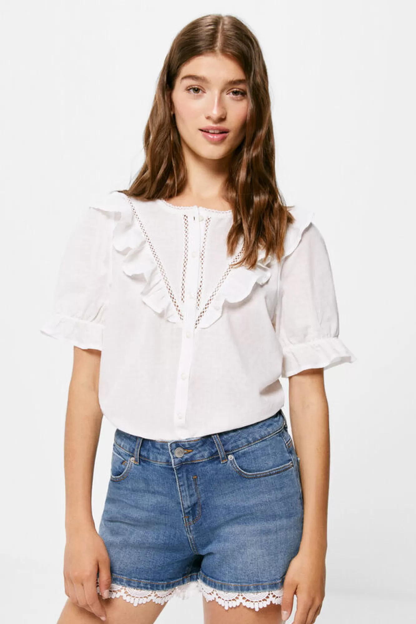 * Blusa Folho Lace V