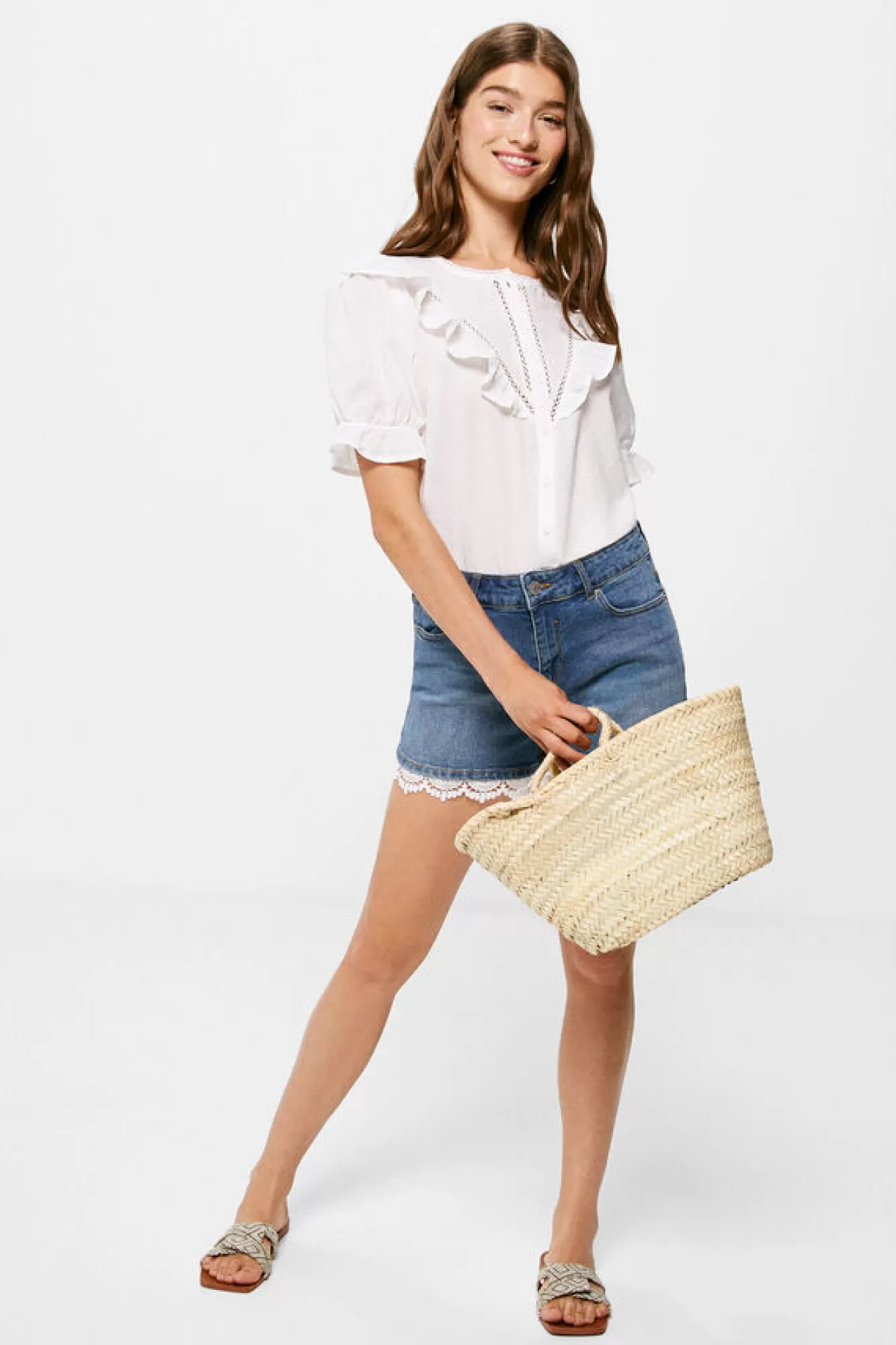 * Blusa Folho Lace V
