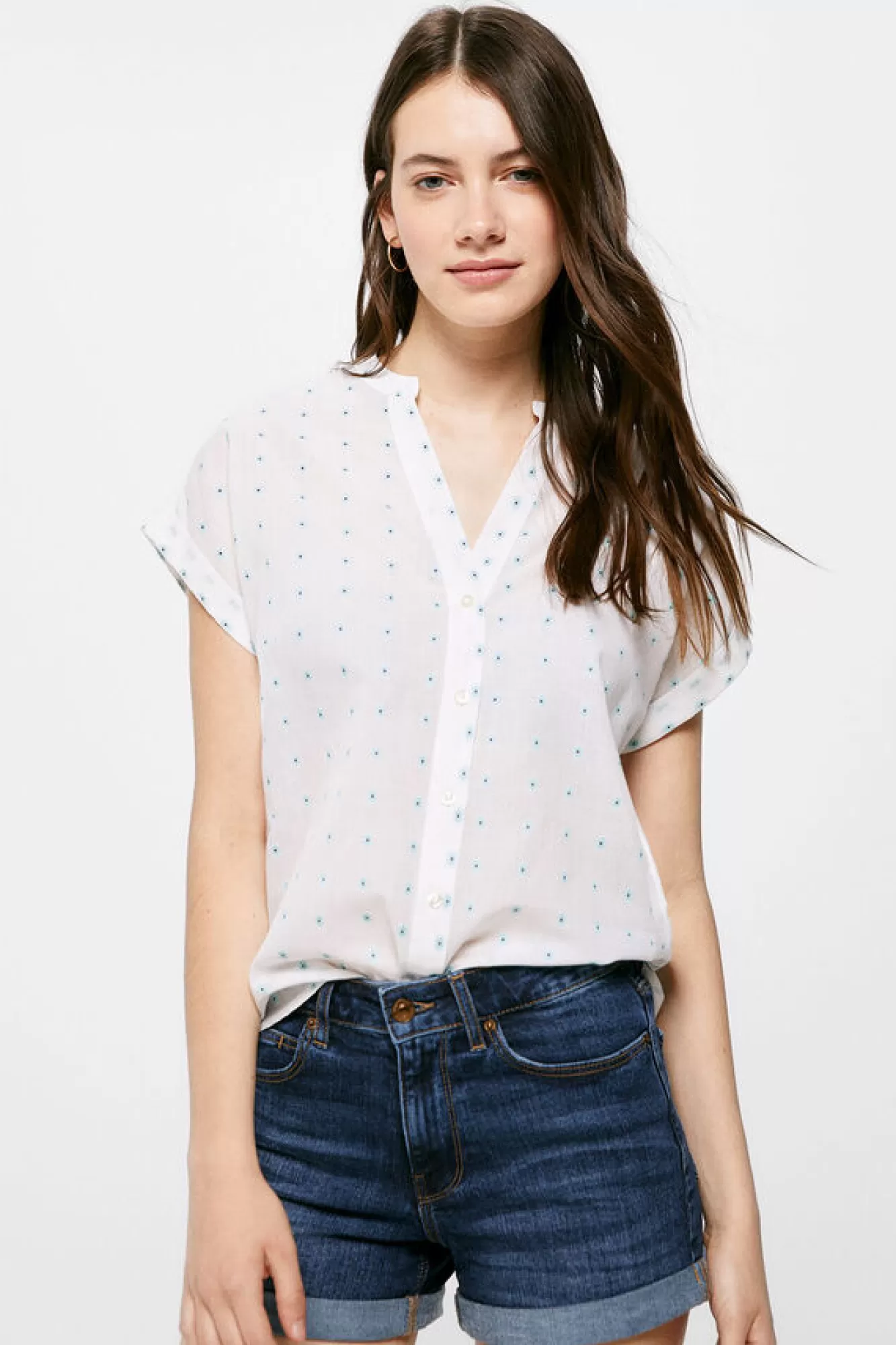 * Blusa Gola Mao Algodao