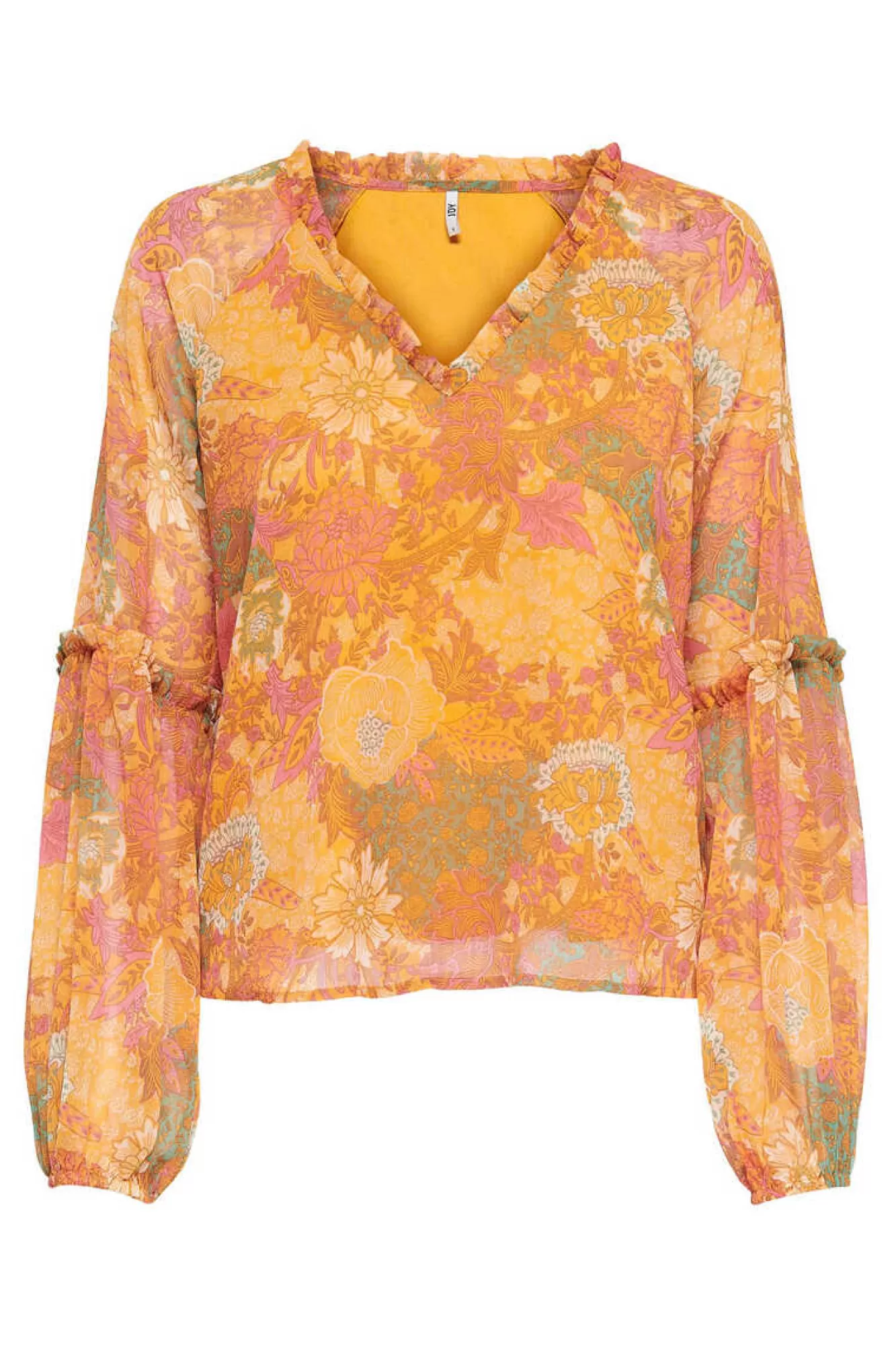 JDY Blusa Manga Comprida Com Gola Em Bico