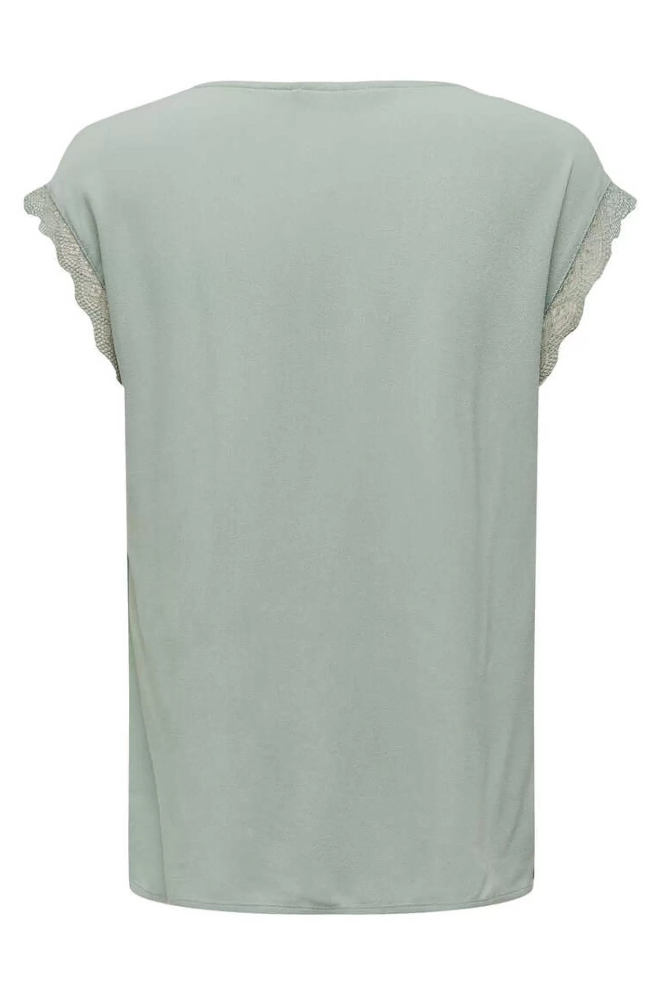 Only Blusa Manga Curta Renda
