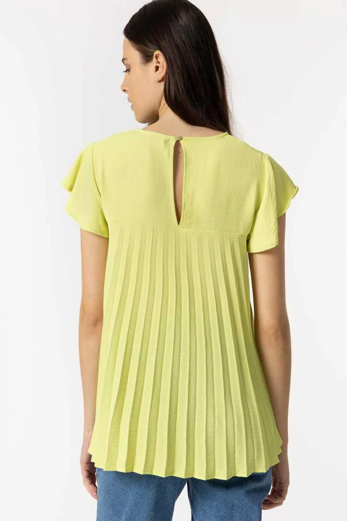 Tiffosi Blusa Plissada Nas Costas