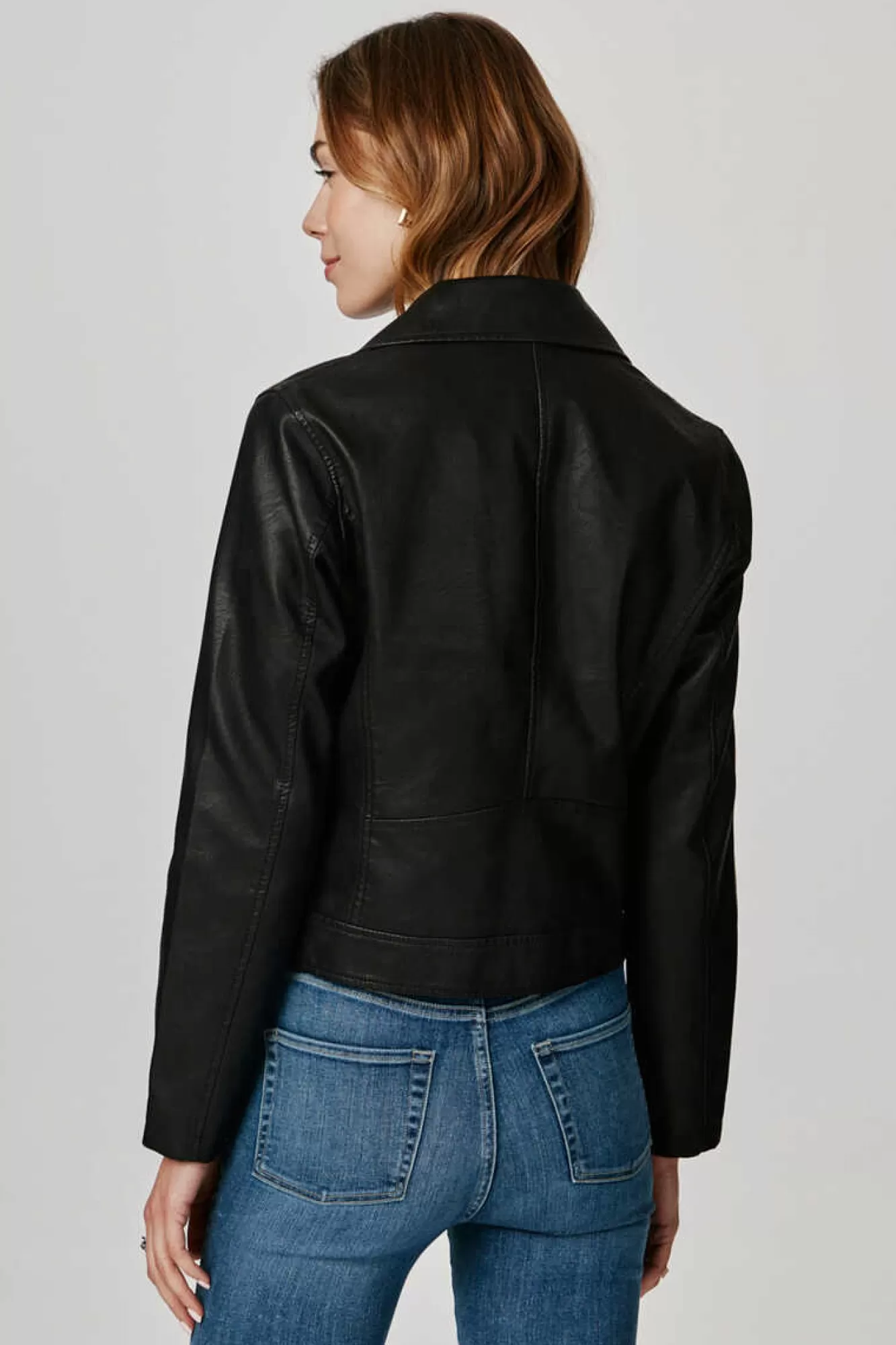Jack & Jones Blusao De Mulher De Couro