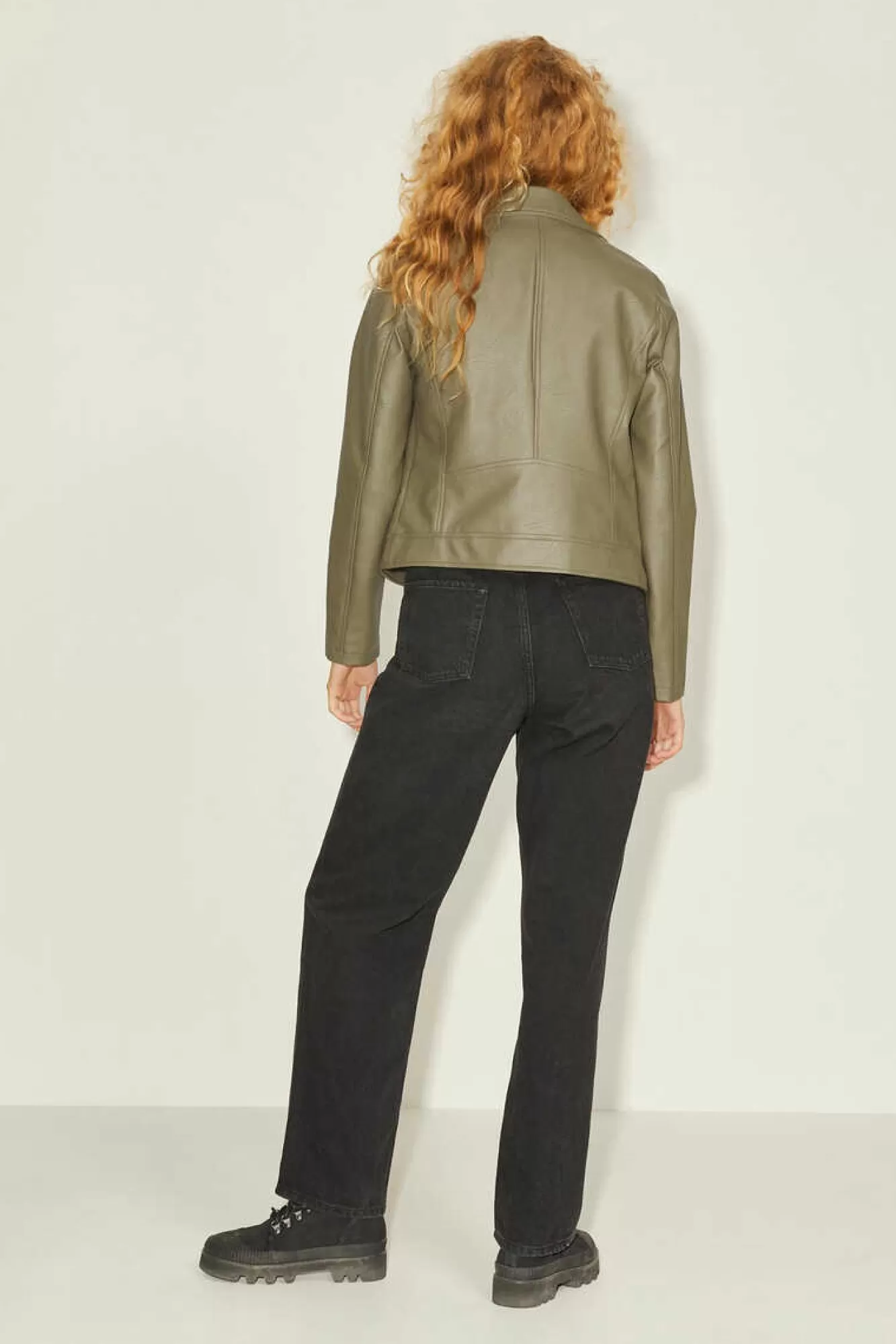 Jack & Jones Blusao De Mulher De Couro