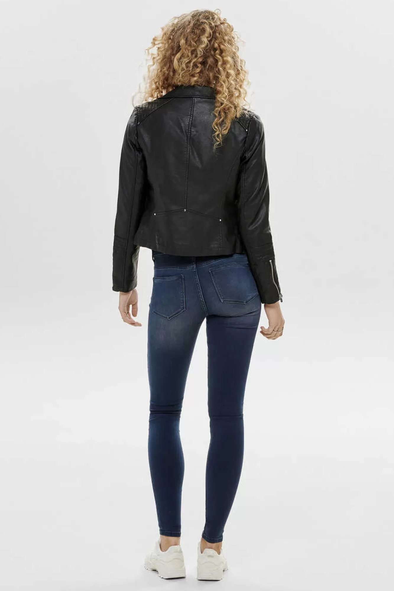 Only Blusao De Polipele Estilo Biker