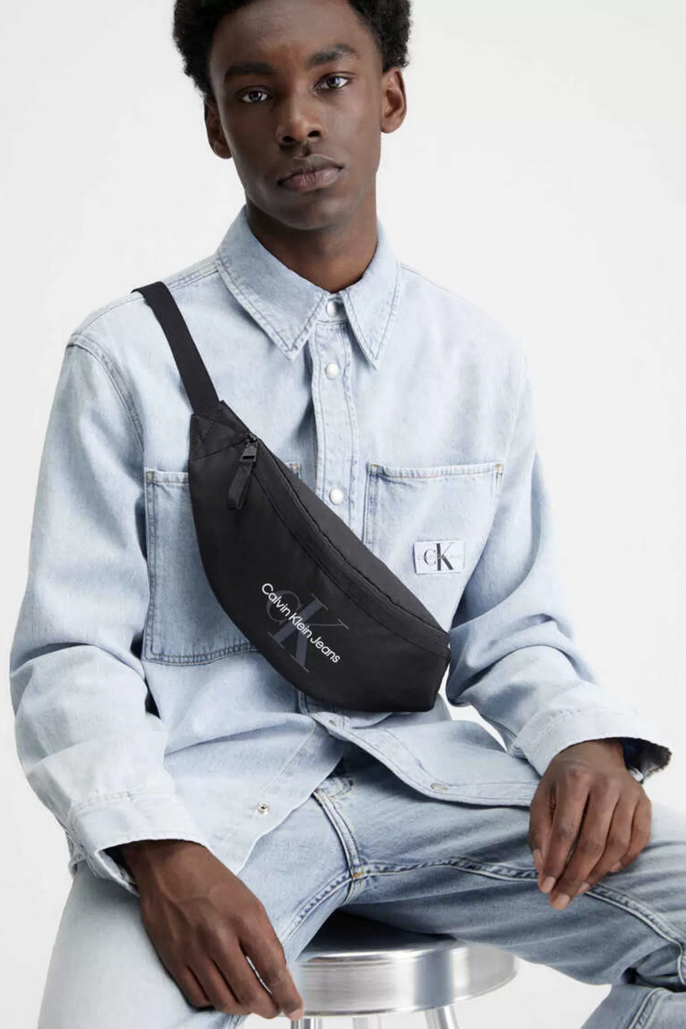Calvin Klein Bolsa De Cintura Logo Ck