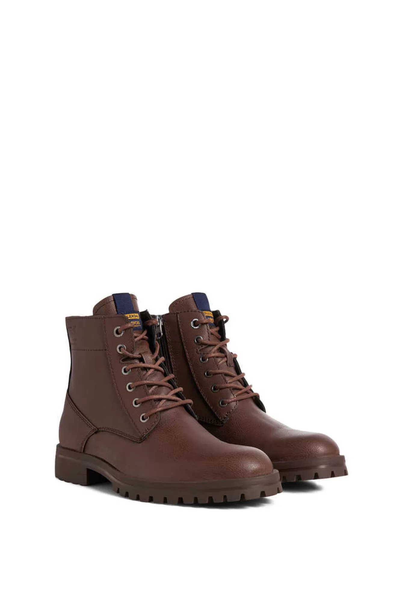 Jack & Jones Bota Efeito Pele Com Cordoes