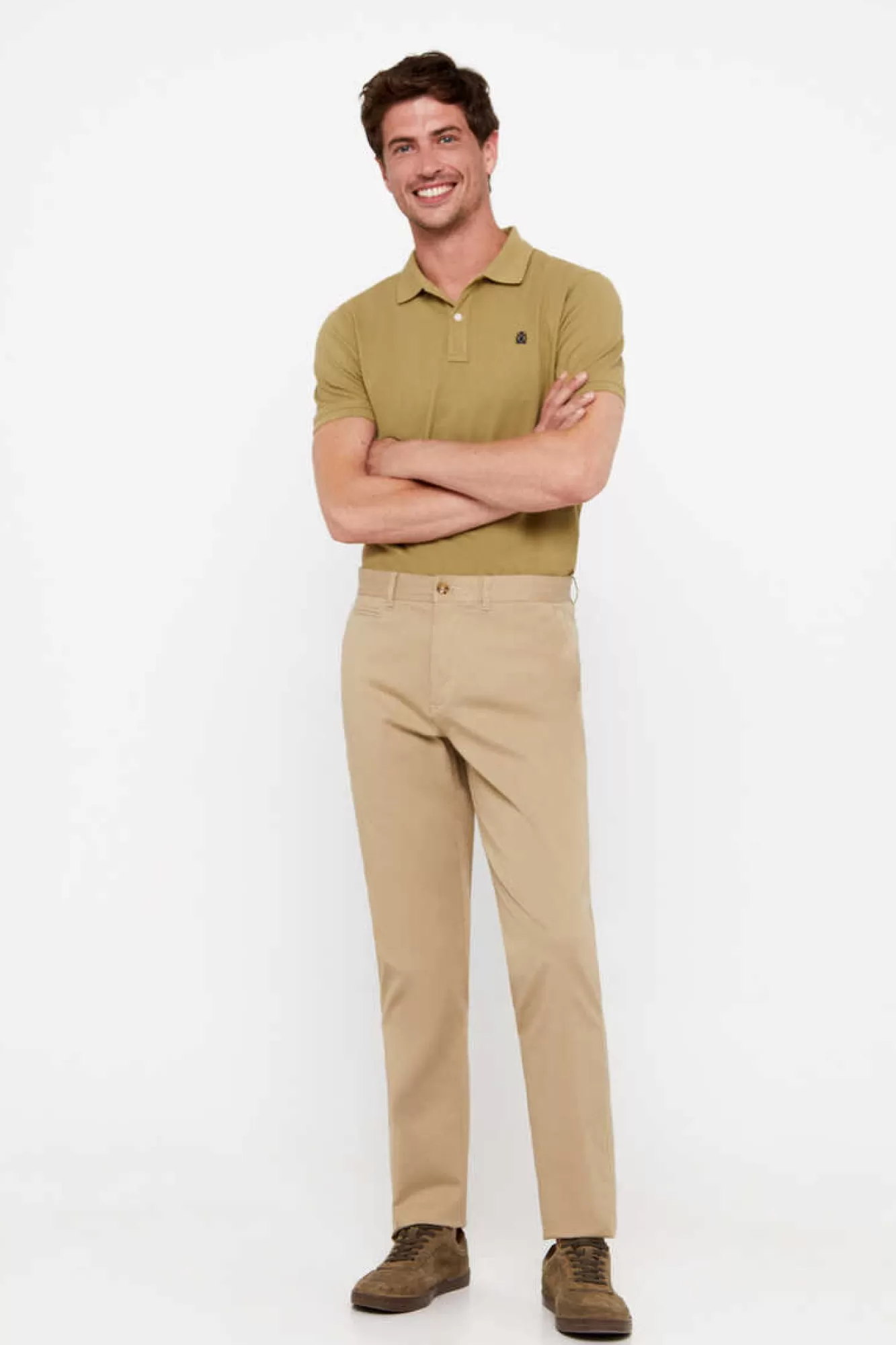 Cortefiel Calças Chino Leves Classic Fit