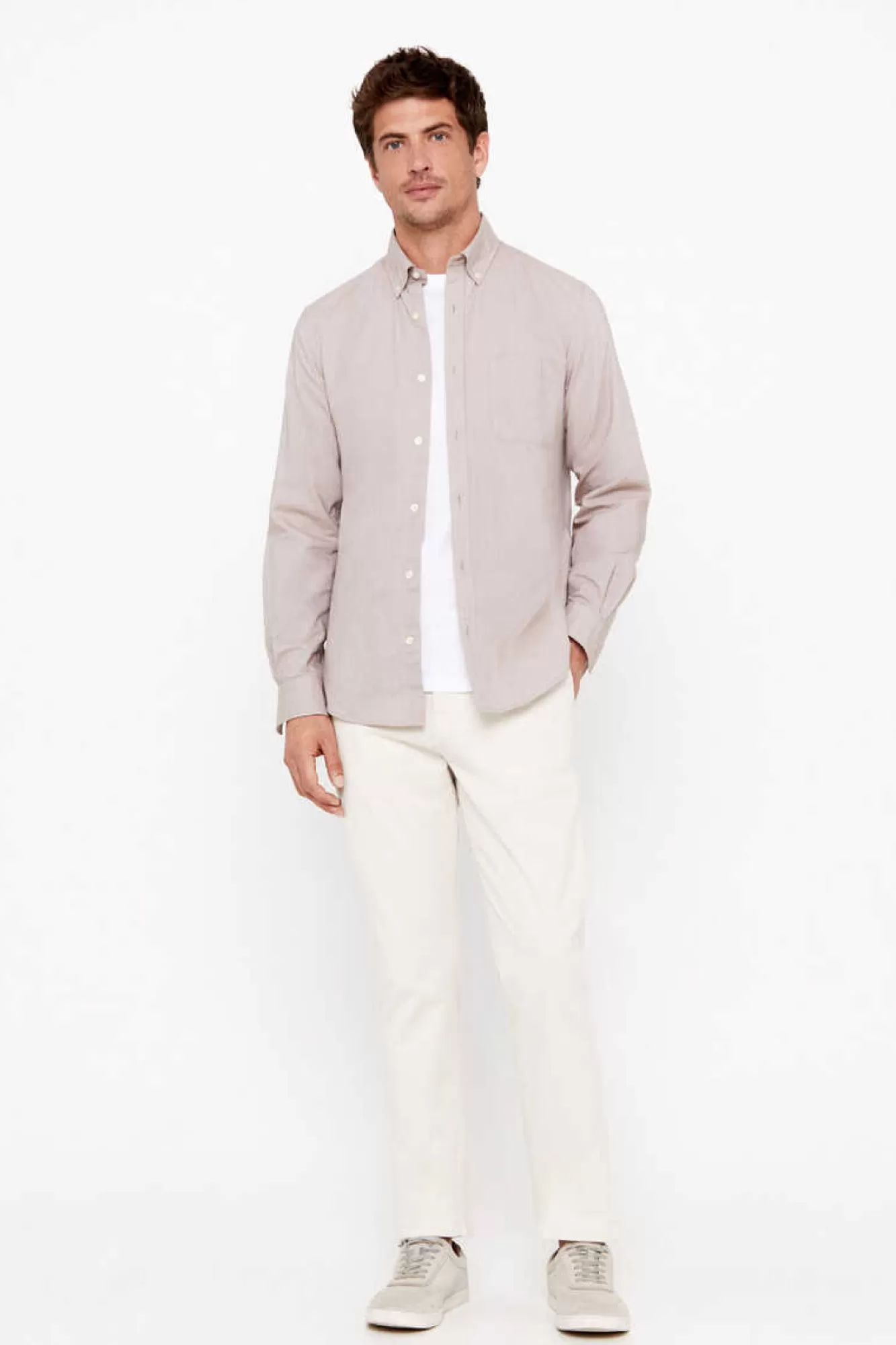 Cortefiel Calças Chino Leves Regular Fit