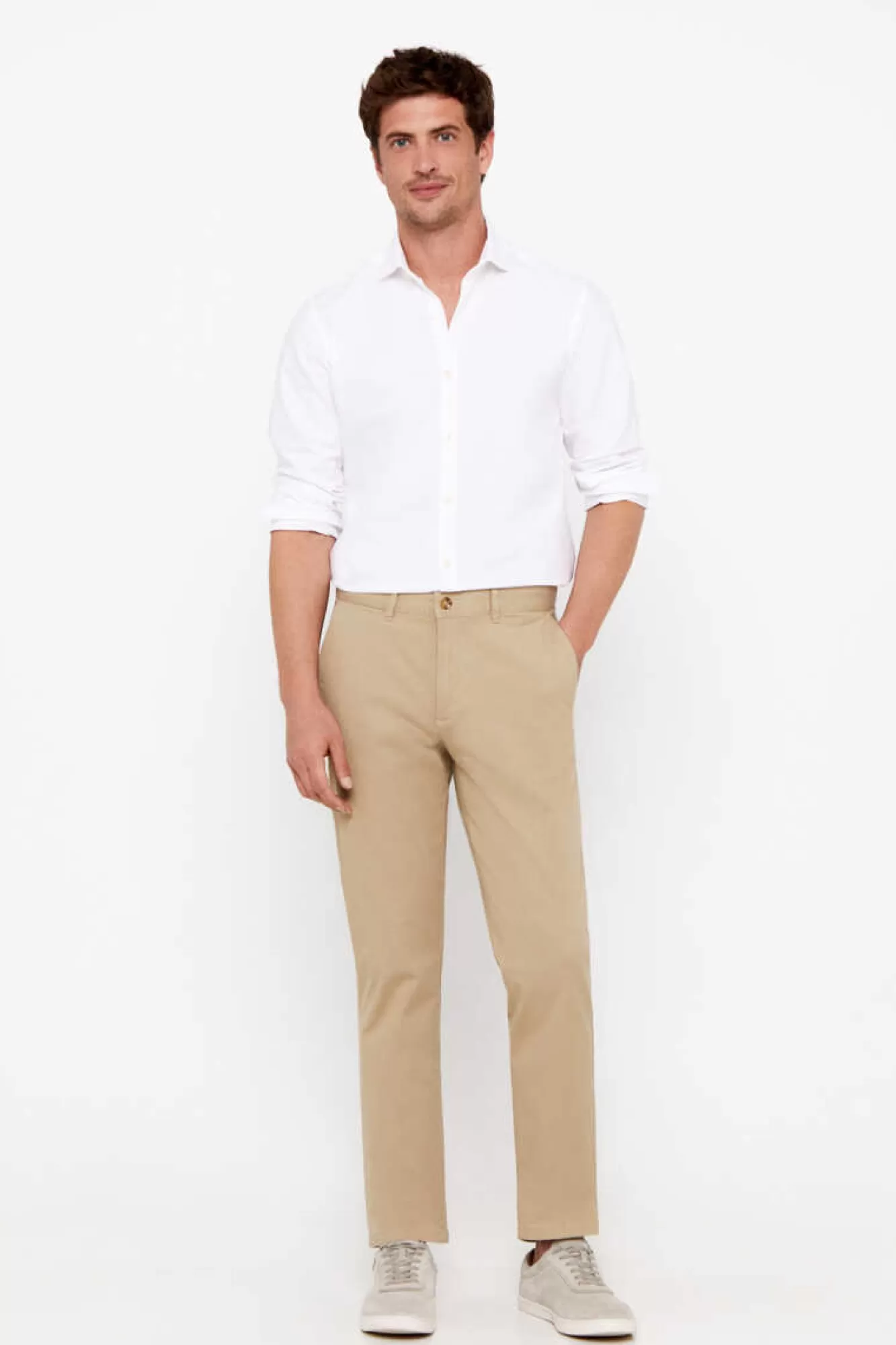 Cortefiel Calças Chino Leves Regular Fit