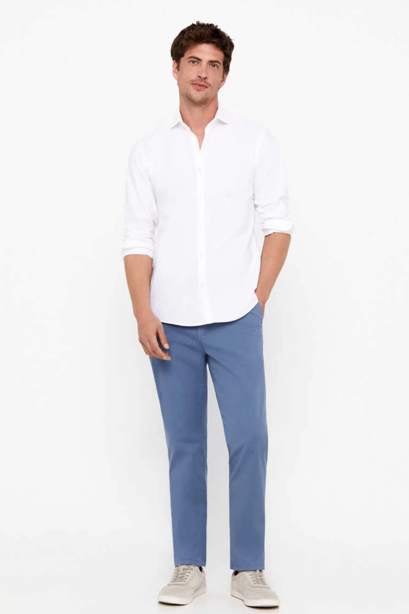 Cortefiel Calças Chino Leves Regular Fit
