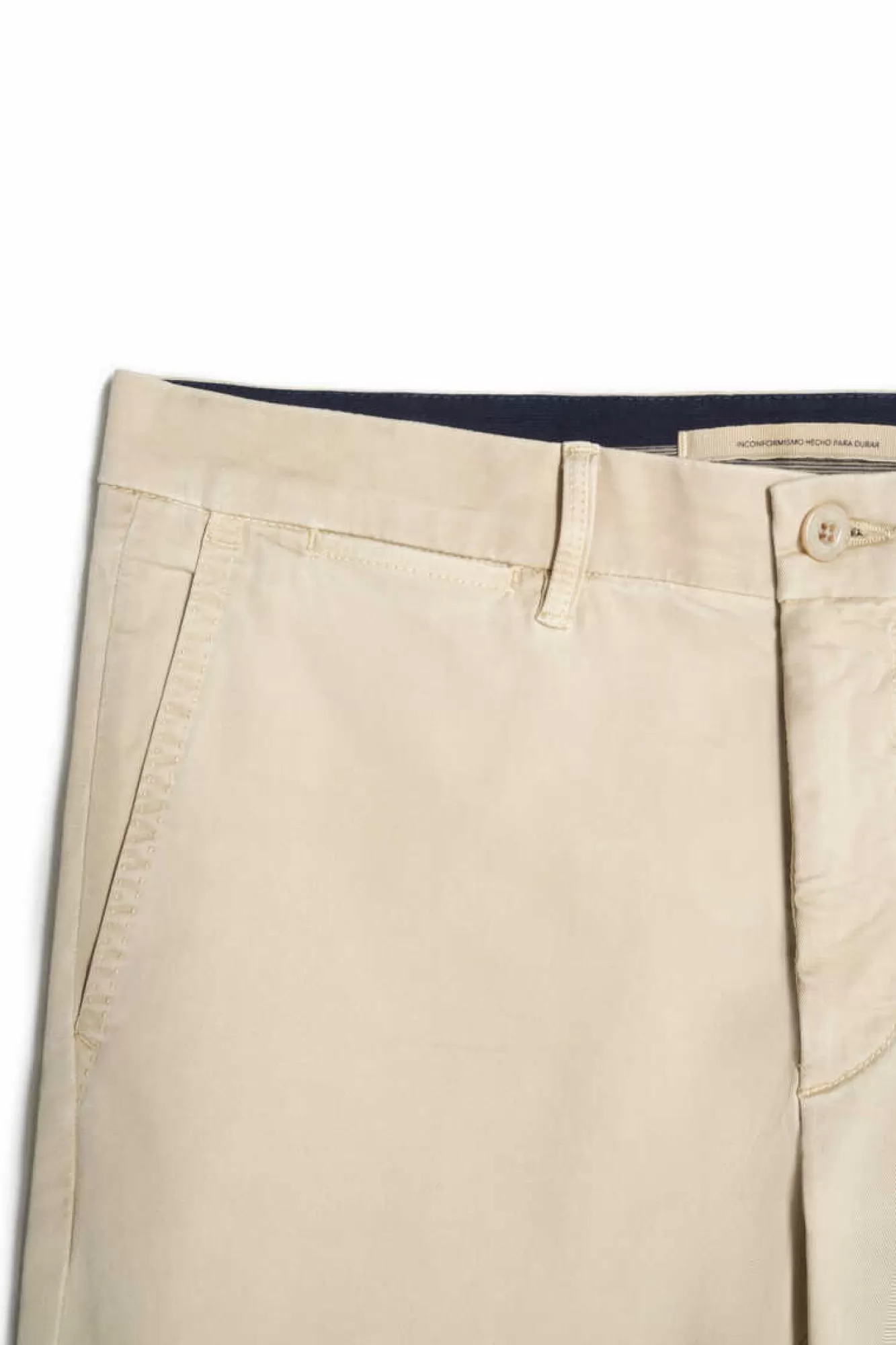 Ooto Calças Chino Slim Cintura Elastica