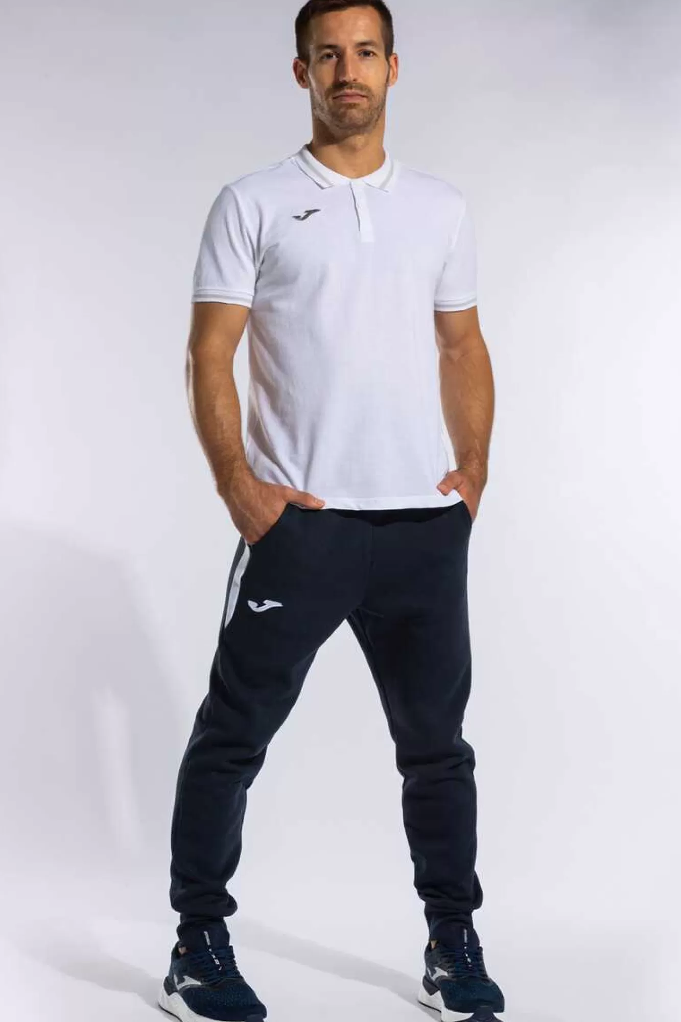 Joma Calças Compridas Confort Ii Marino Brancas