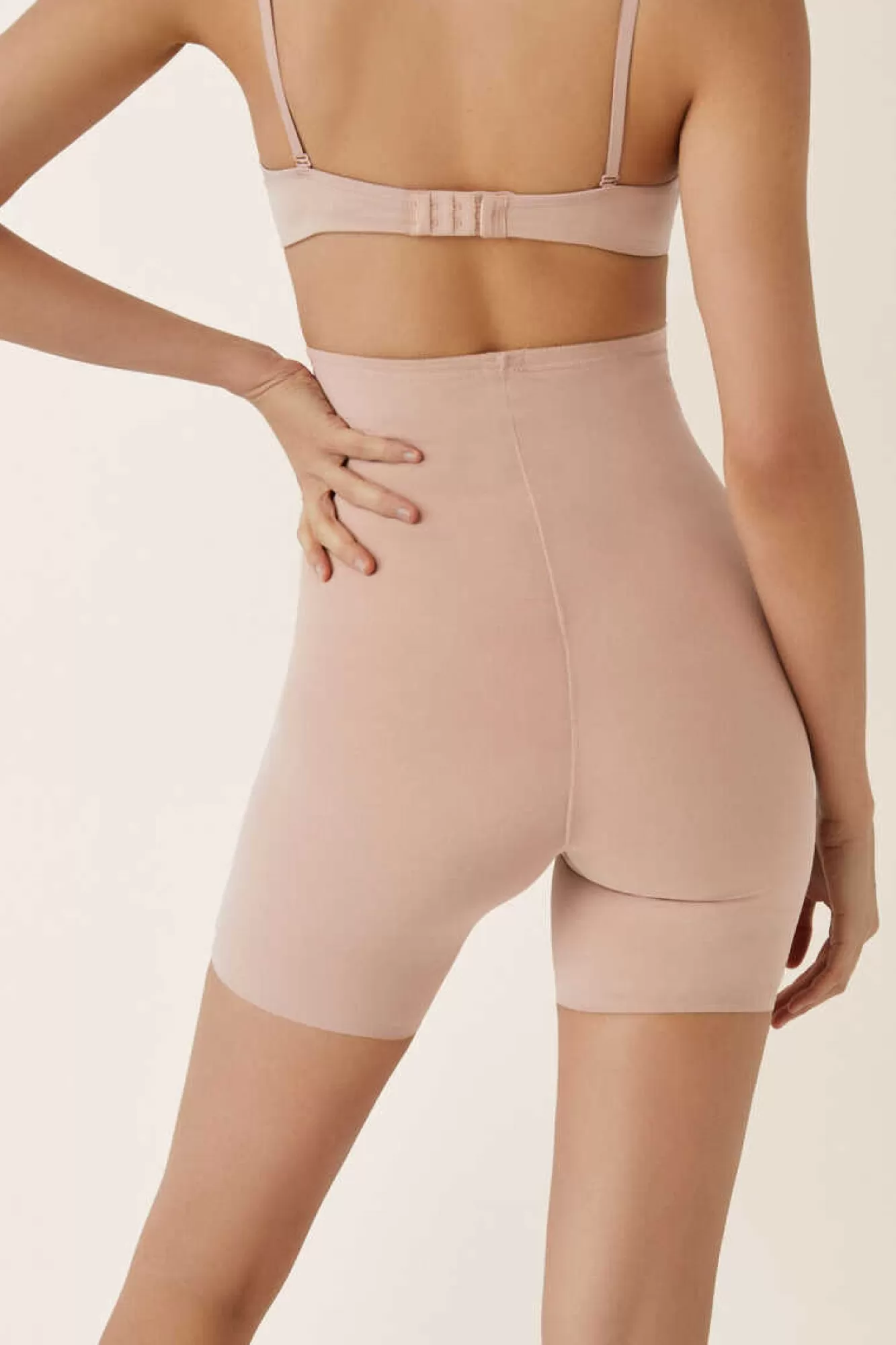 Women'secret Calças Modeladoras Tule Nude