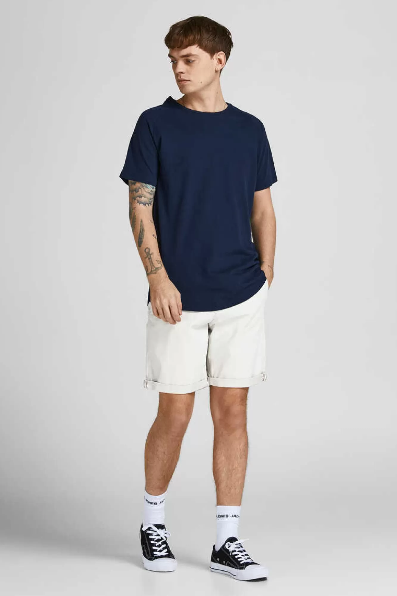 Jack & Jones Calcoes Bermudas De Algodao Estilo Bermuda