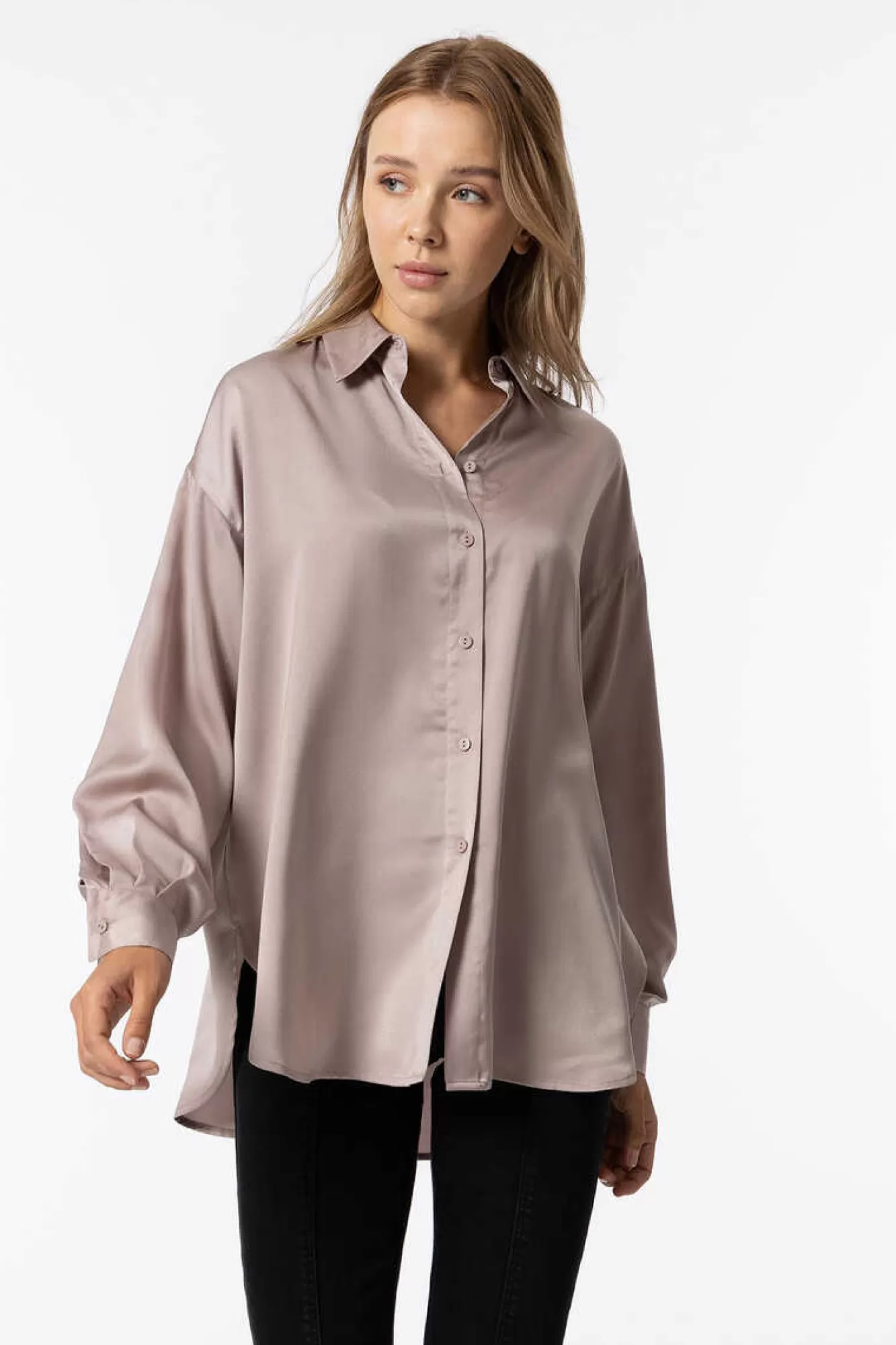 Tiffosi Camisa Acetinada