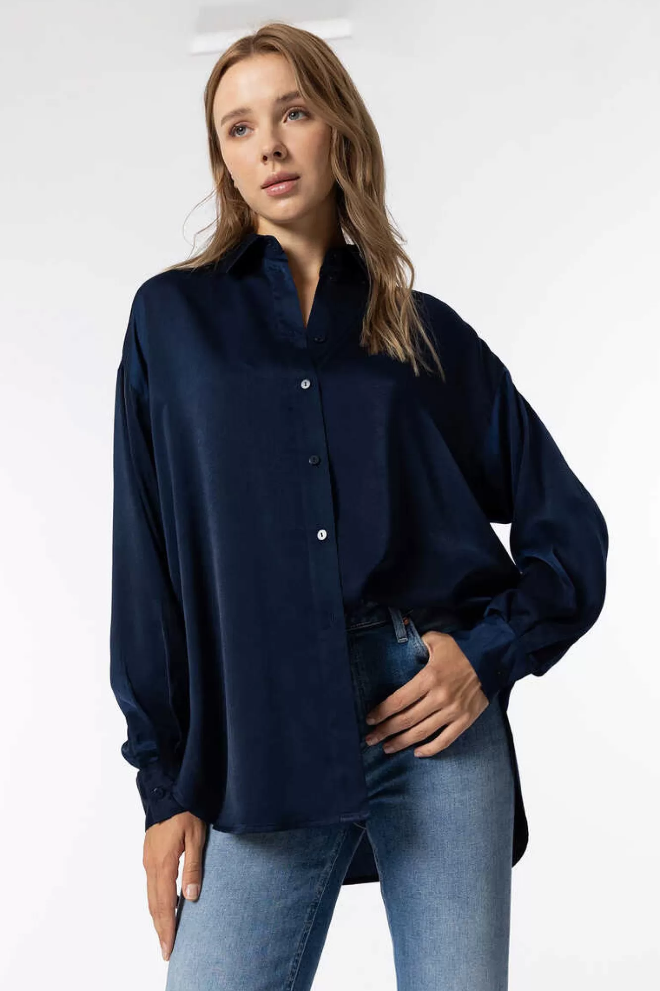 Tiffosi Camisa Acetinada