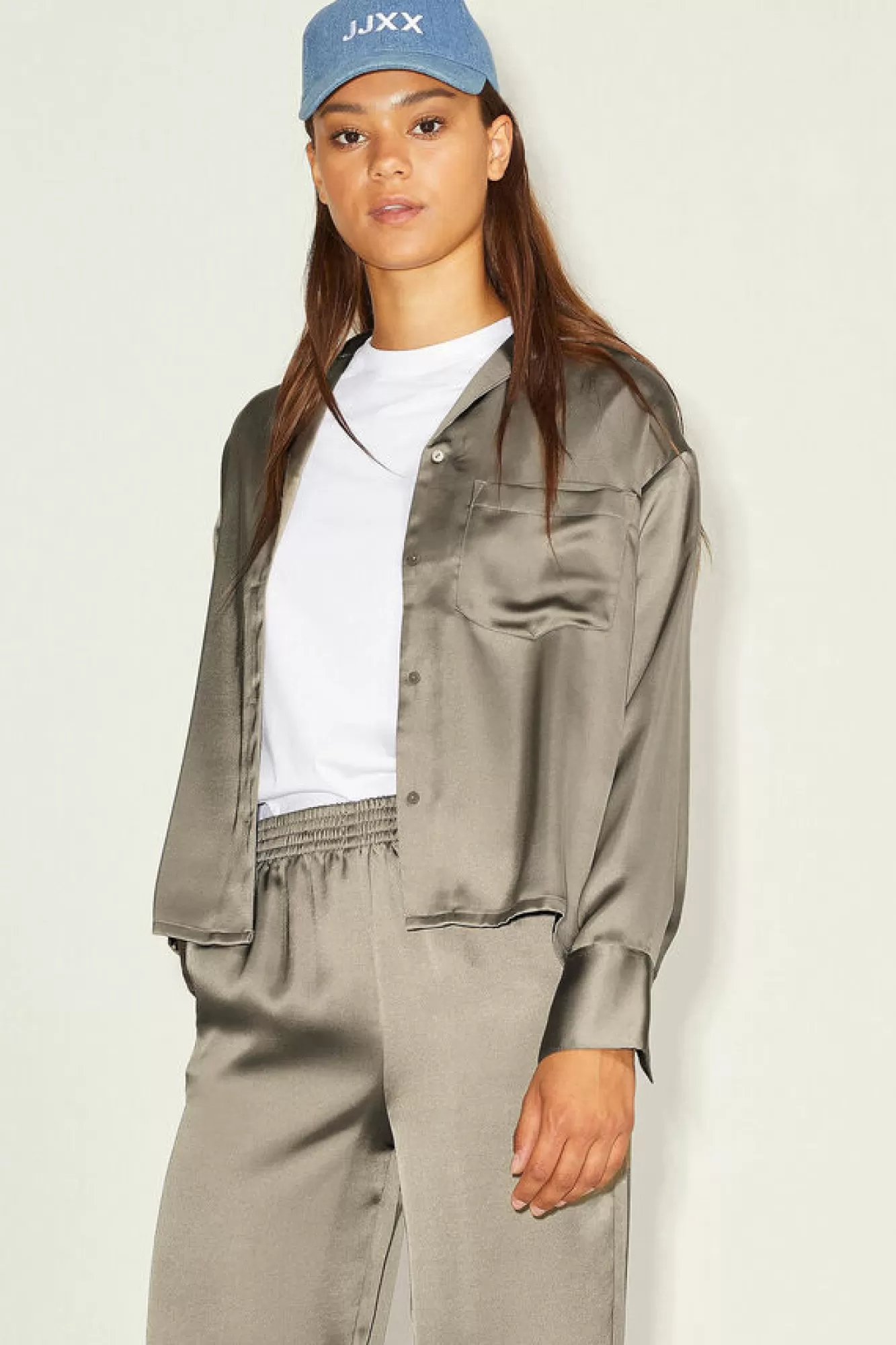 Jack & Jones Camisa Acetinada De Manga Comprida