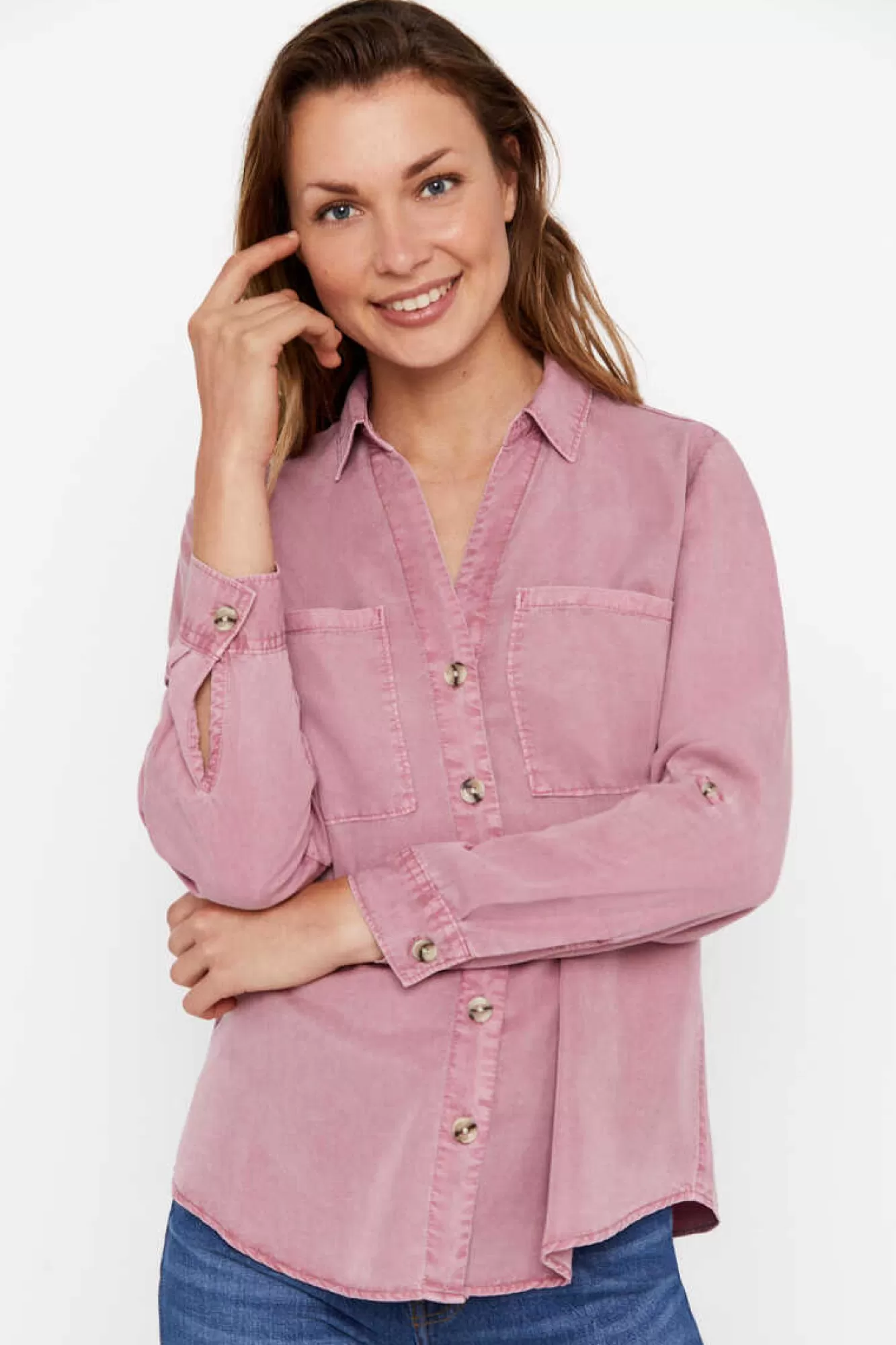 Cortefiel Camisa Cargo 100% Tencel