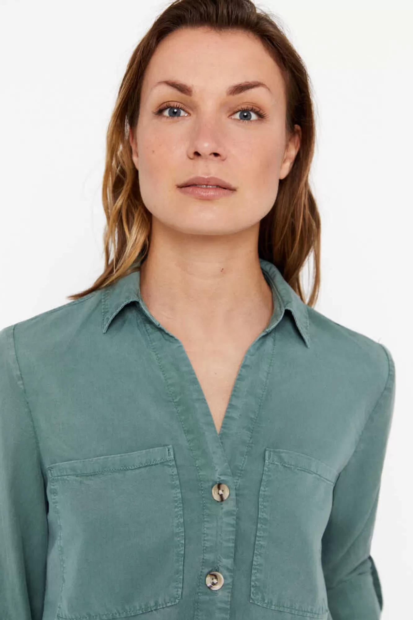 Cortefiel Camisa Cargo 100% Tencel