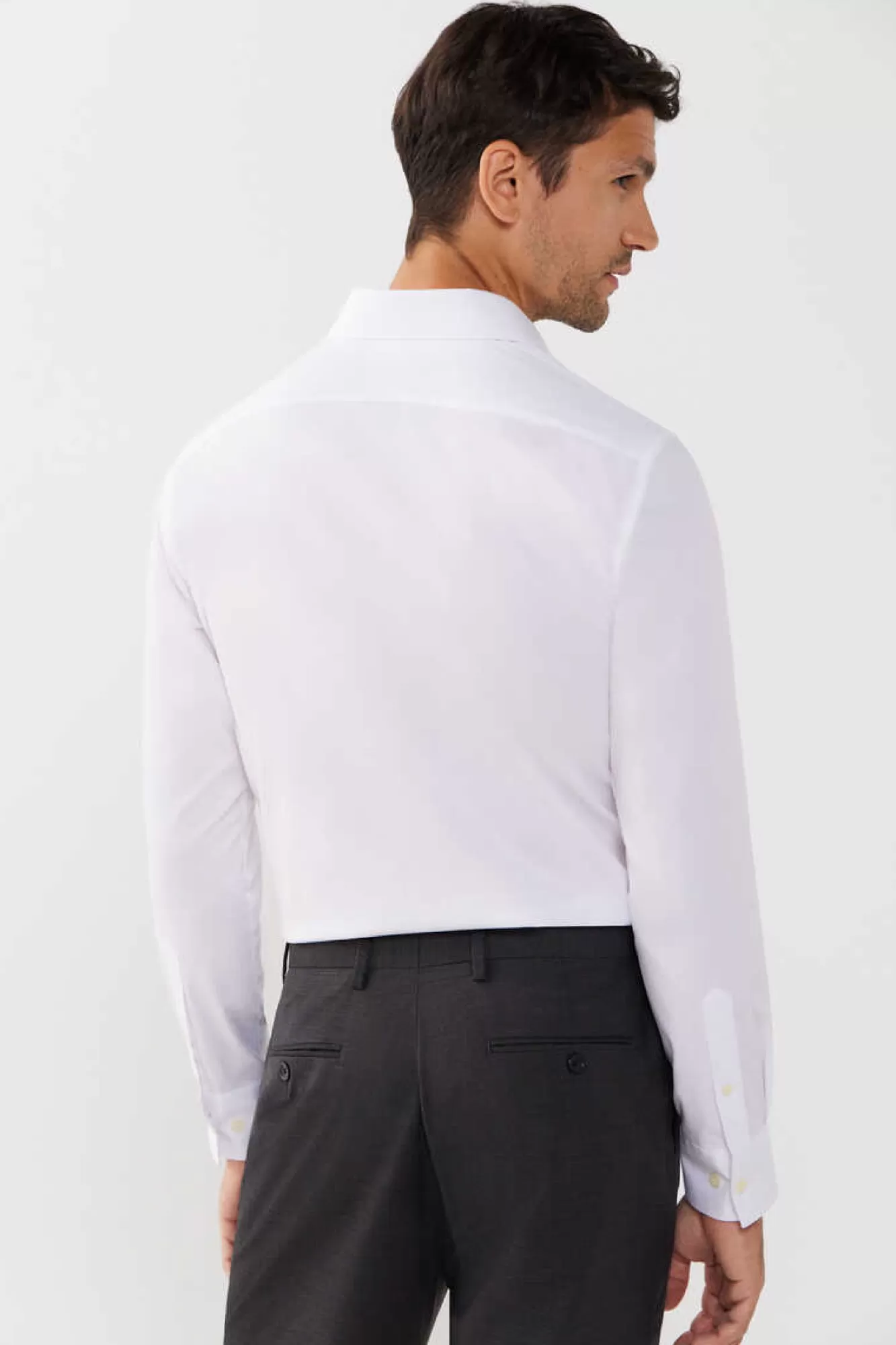 Cortefiel Camisa De Fato Lisa Facil De Engomar