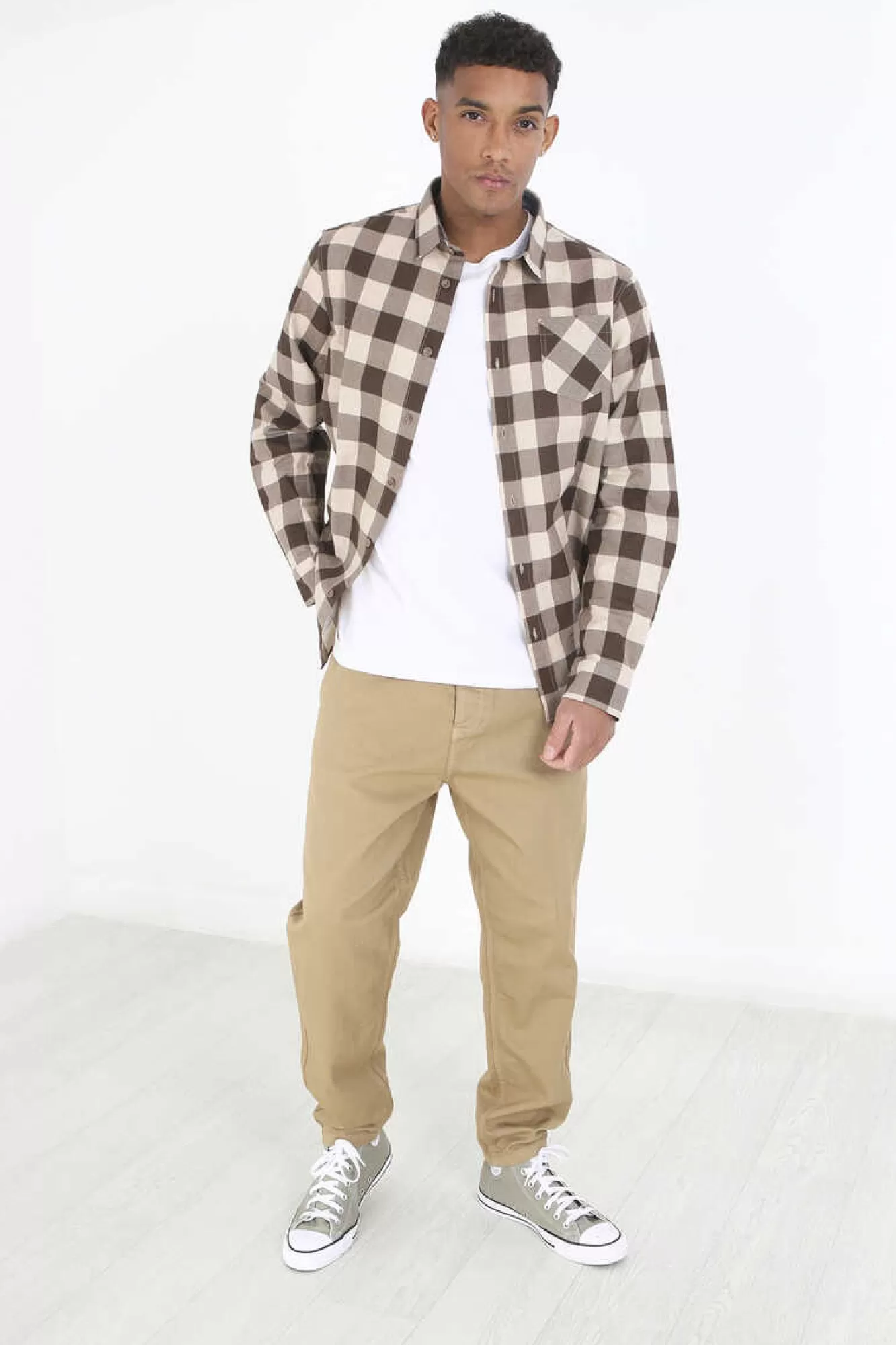 Brave Soul Camisa De Flanela Aos Quadrados