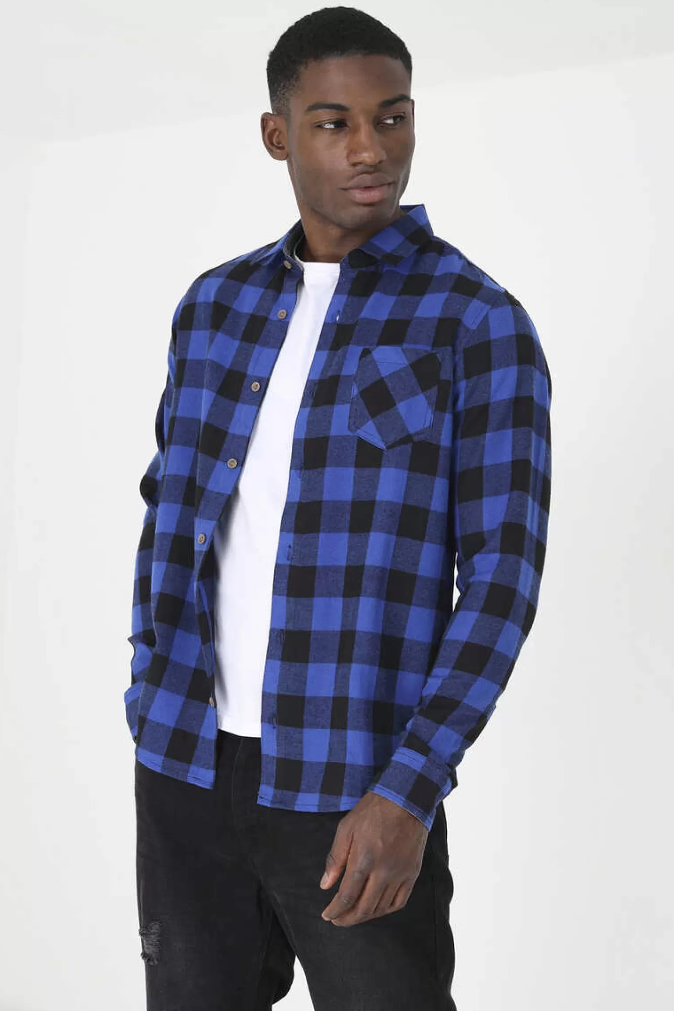 Brave Soul Camisa De Flanela Aos Quadrados