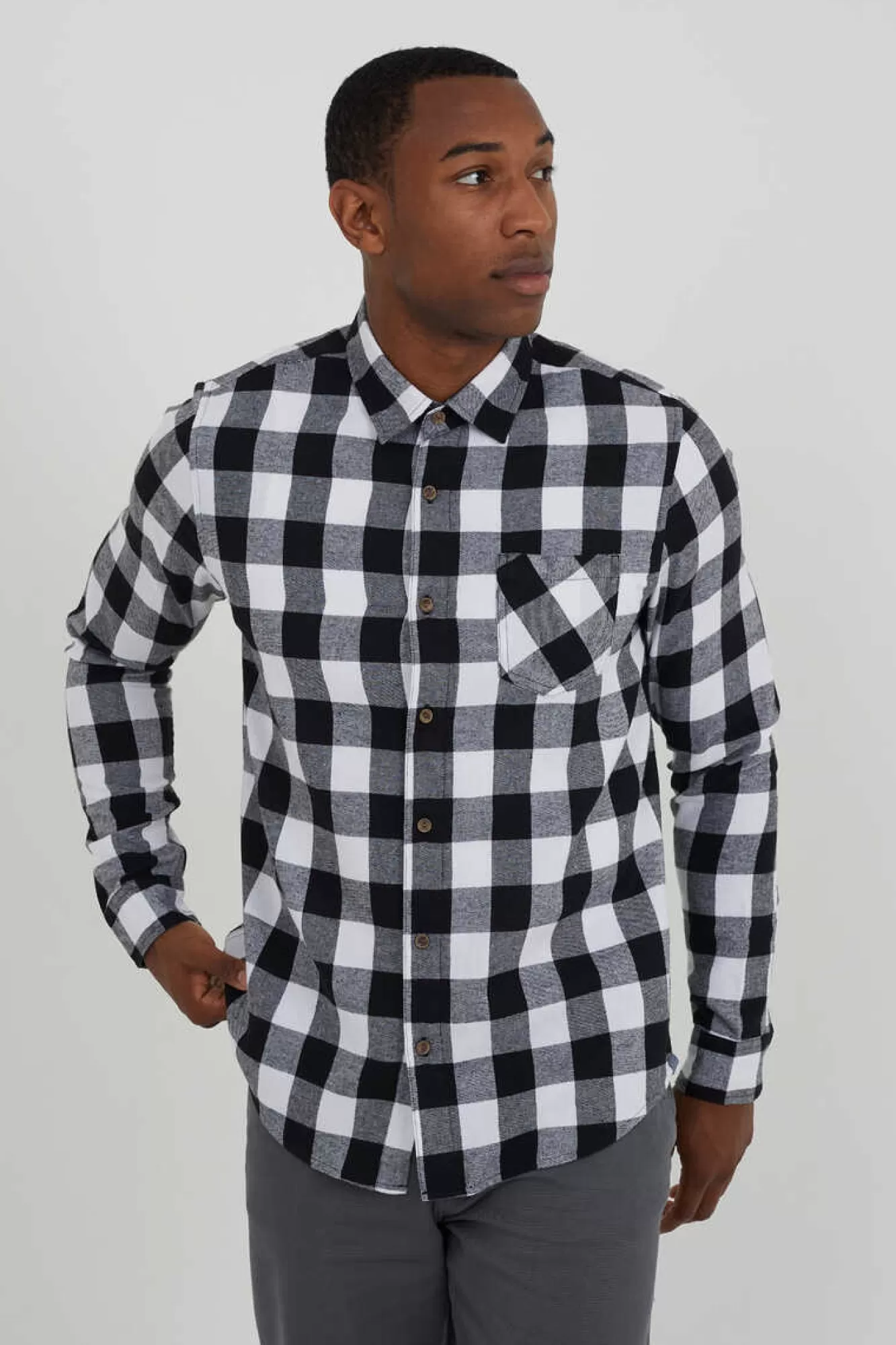 Brave Soul Camisa De Flanela Aos Quadrados