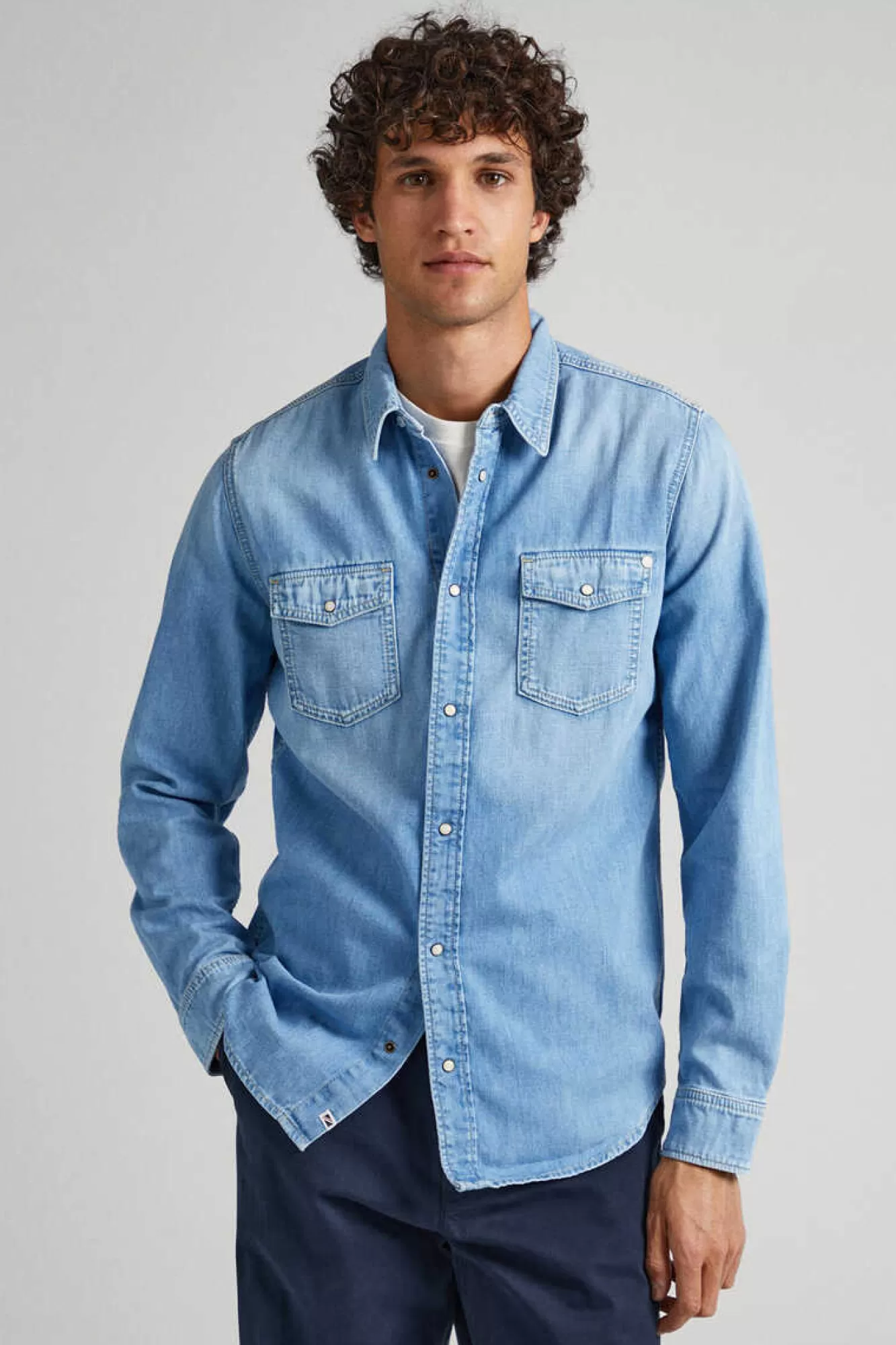 Pepe Jeans Camisa De Ganga Slim Fit