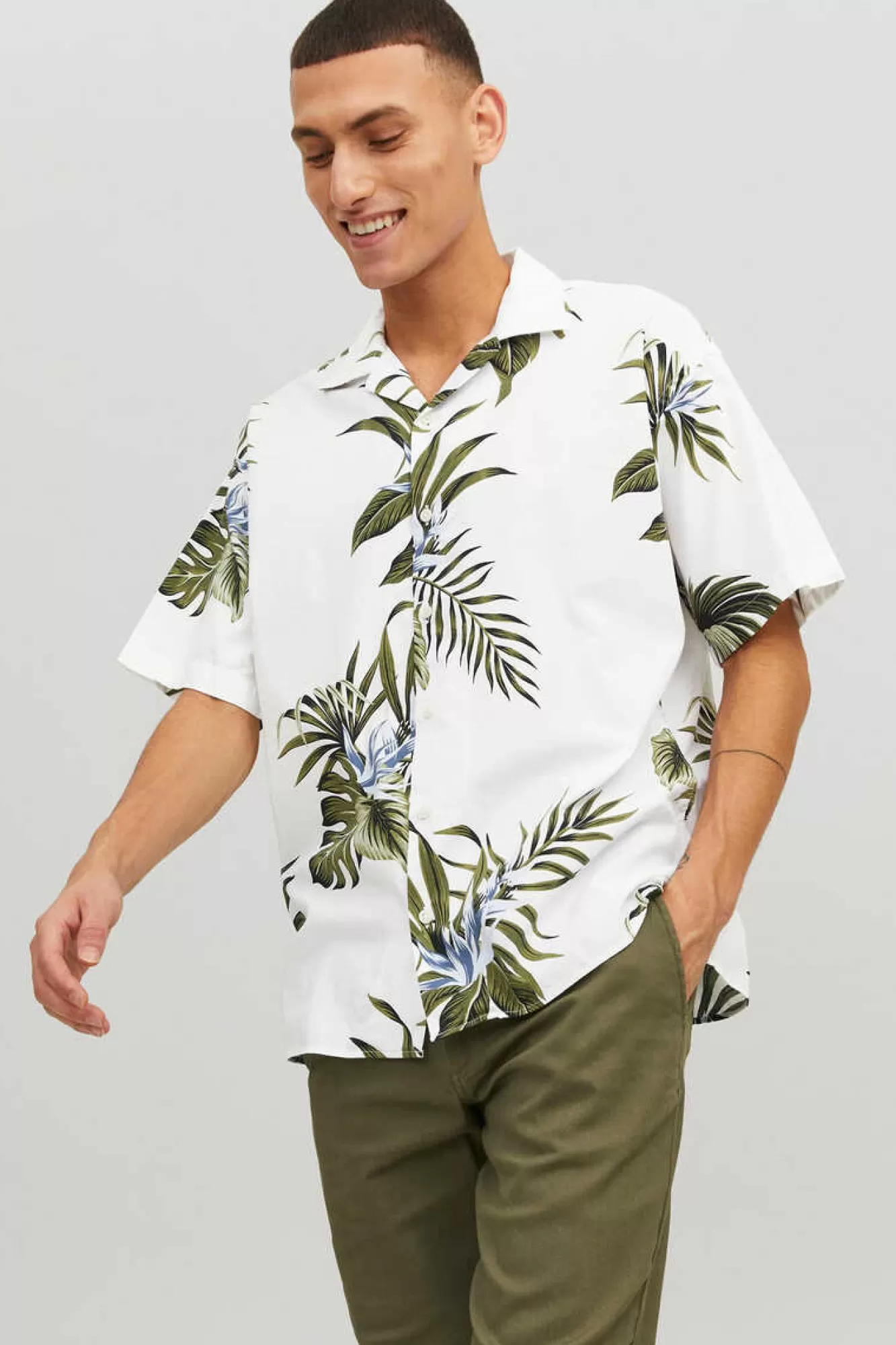 Jack & Jones Camisa De Manga Curta Estampada