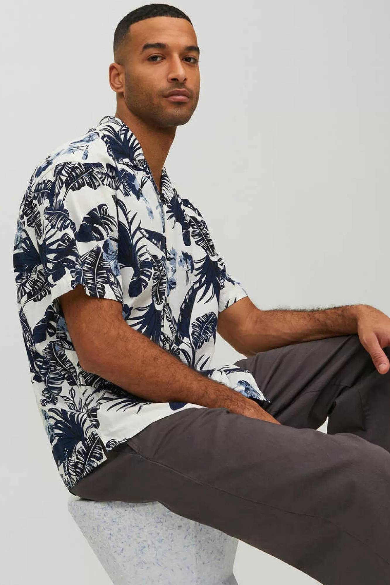 Jack & Jones Camisa De Manga Curta Estampada