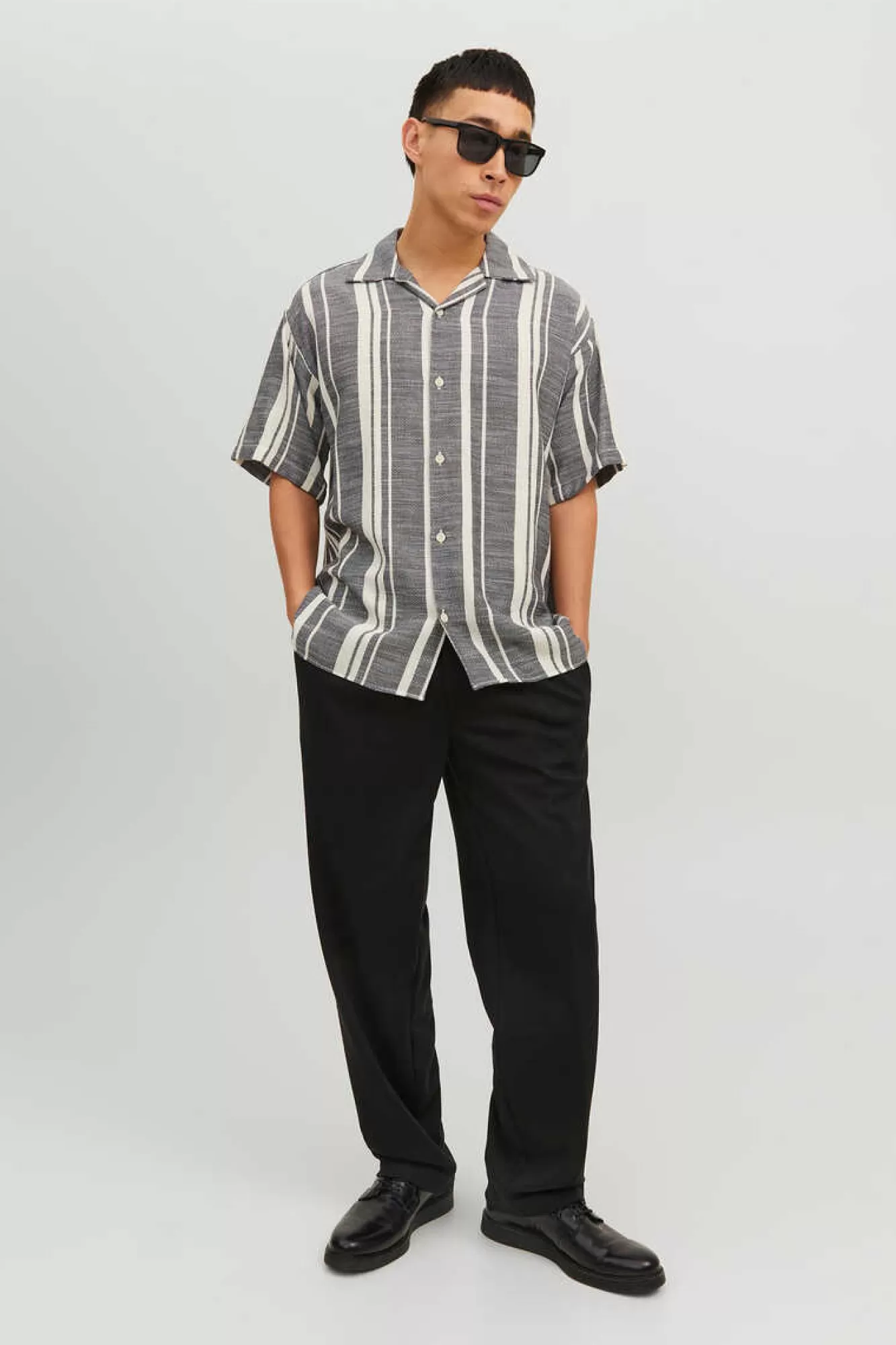 Jack & Jones Camisa De Manga Curta Riscas
