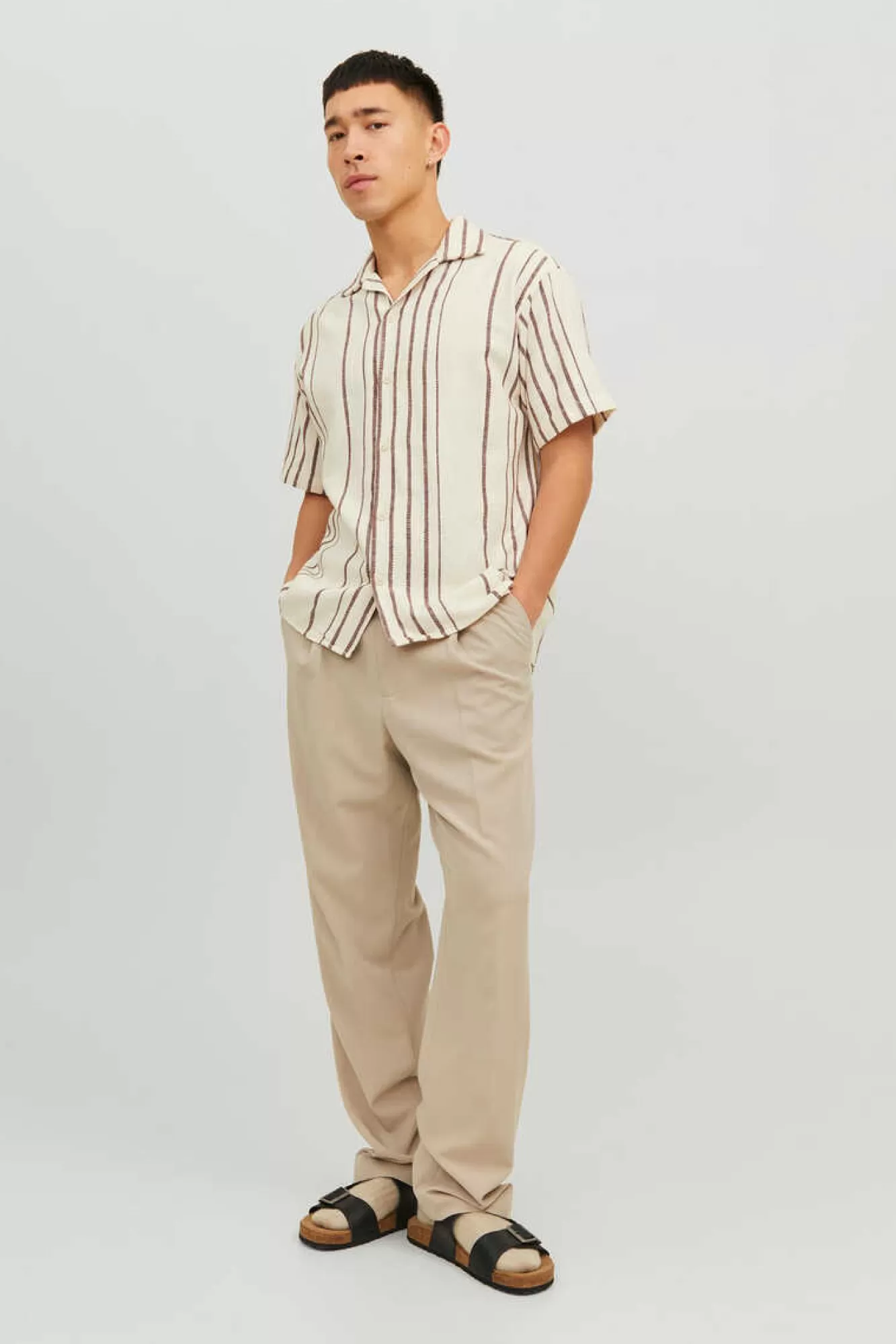 Jack & Jones Camisa De Manga Curta Riscas